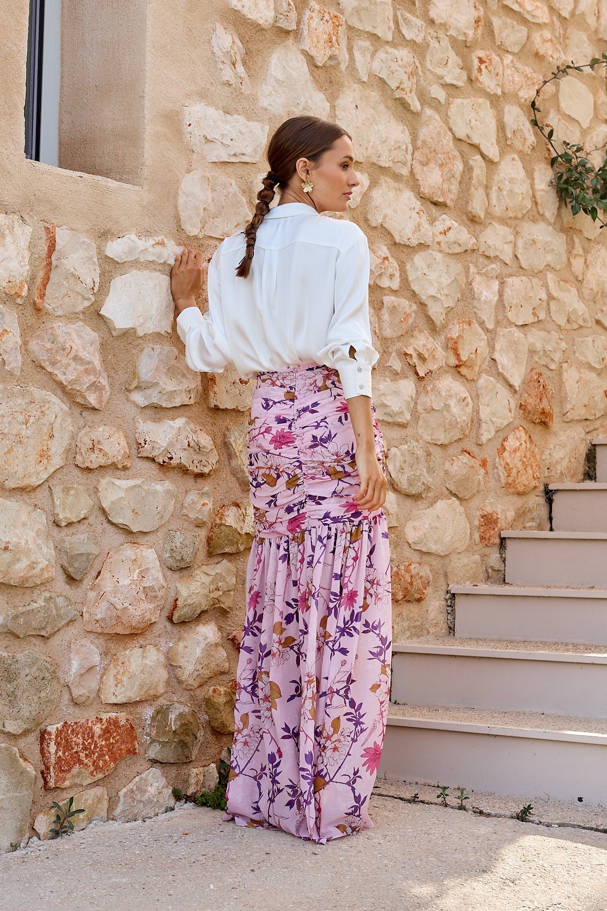Camisa Top Cardi · Flora ·