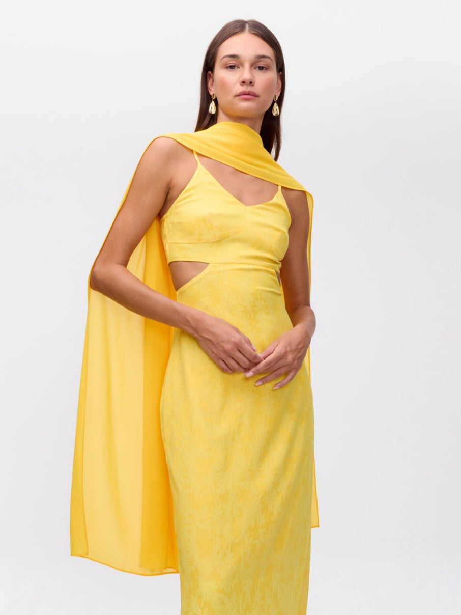 CAPE YELLOW - Capa fular amarilla