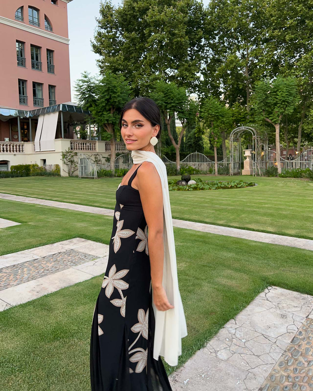 Vestido Salima Nenúfar negro