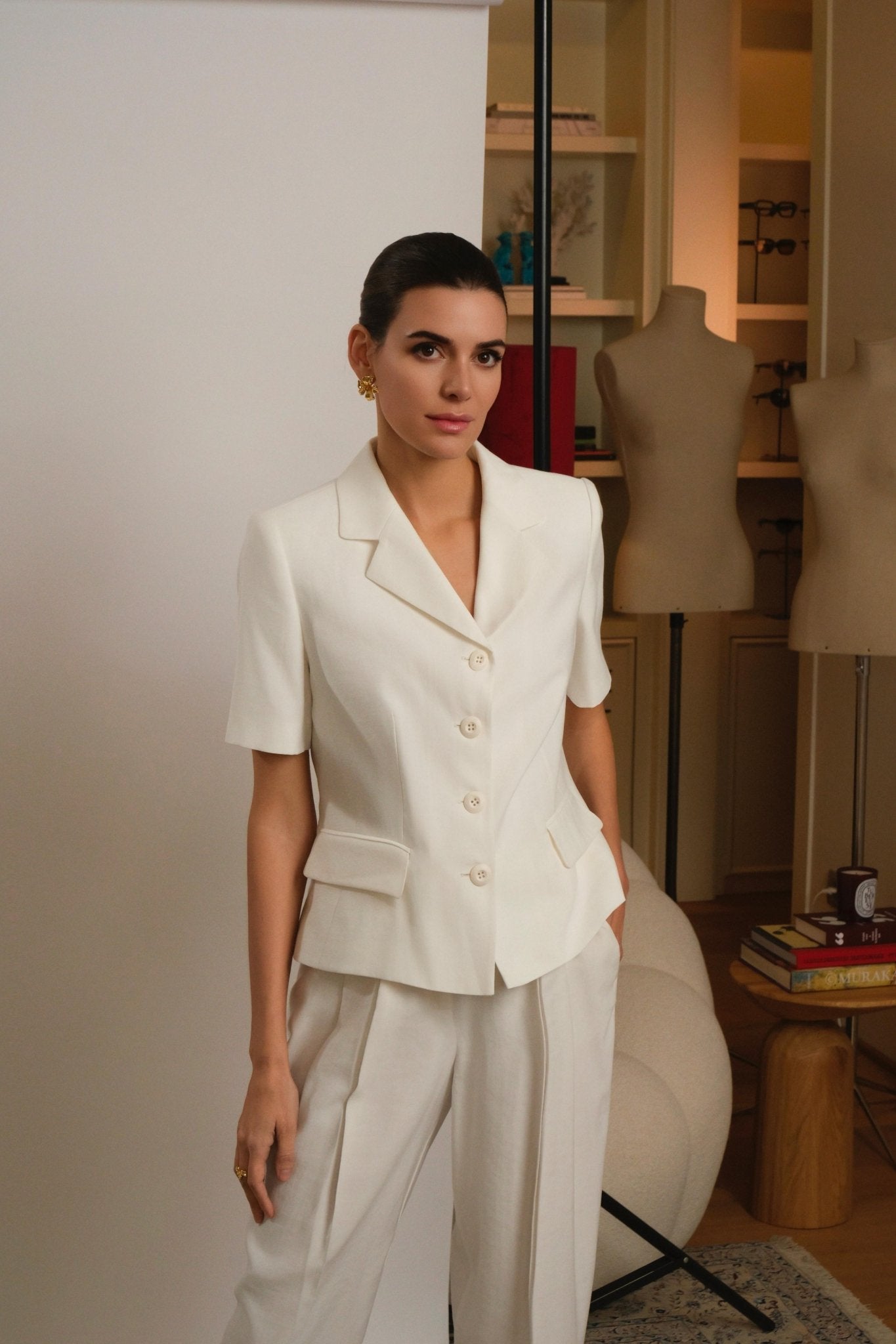 CHAQUETA BLANCA BIANCA
