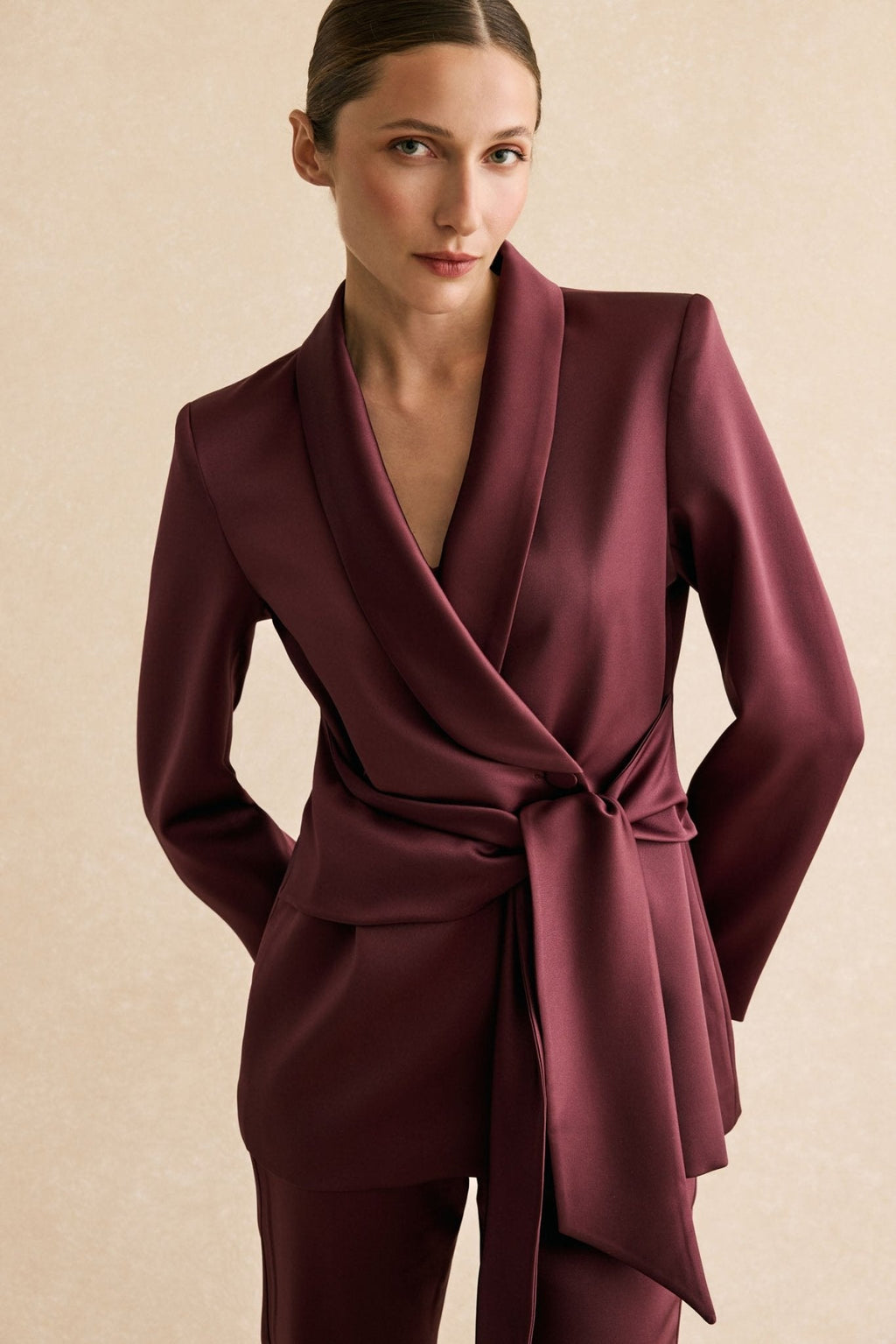 Chaqueta CUARZO Burdeos Monastrell