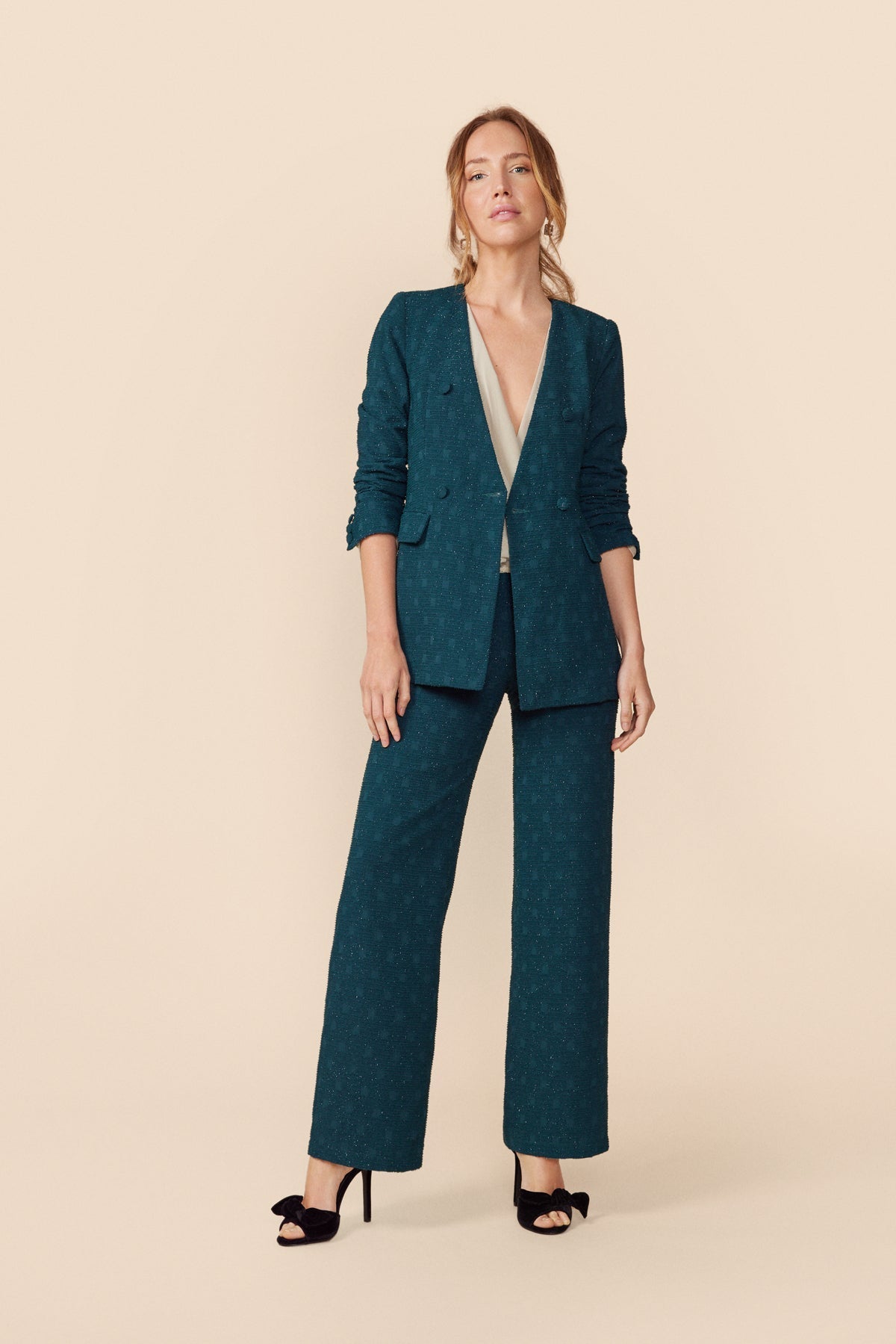 Chaqueta Pia Jacquard · Alegoria ·