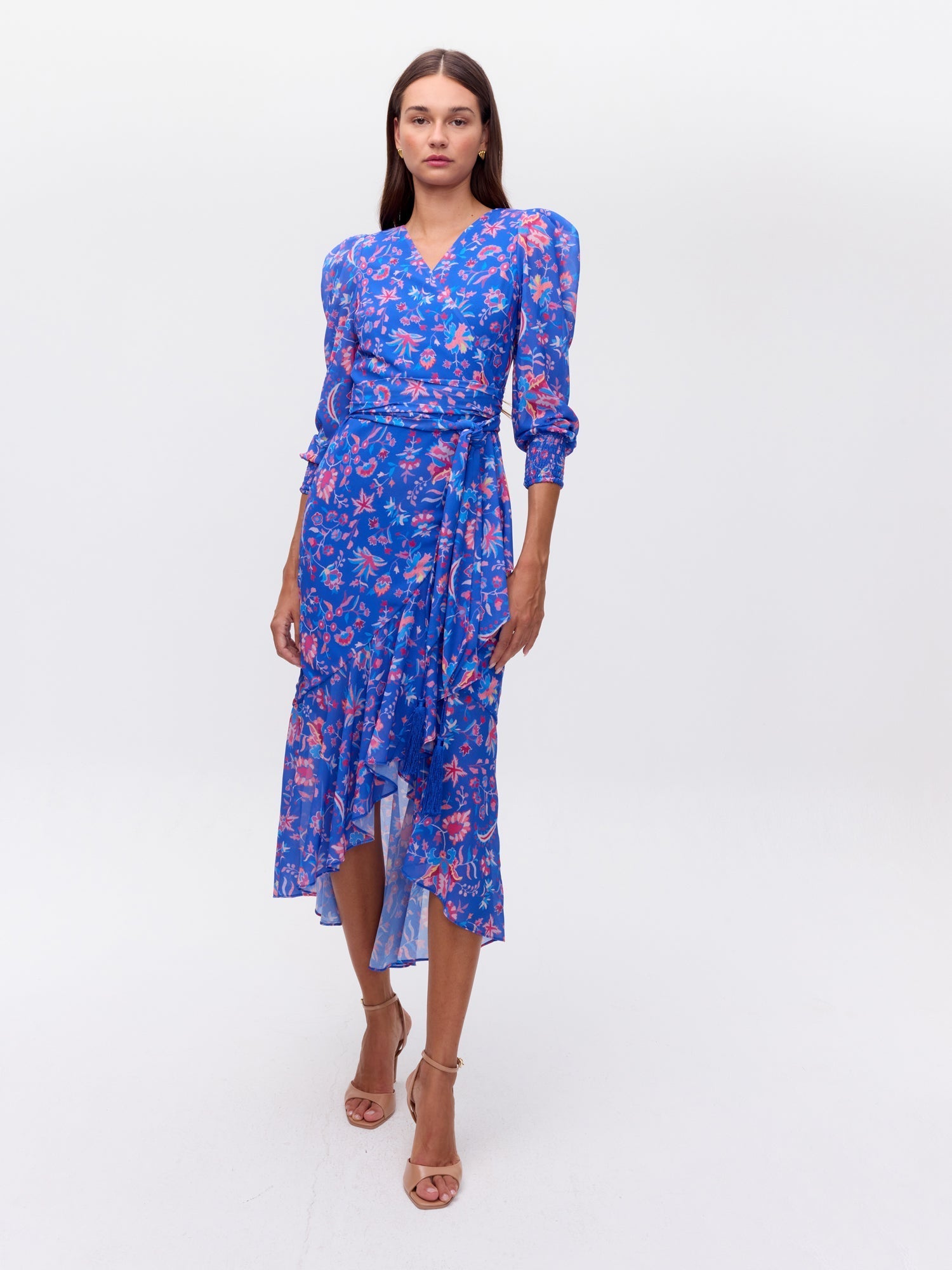 ENDLESS FOLK - Vestido wrap print folk