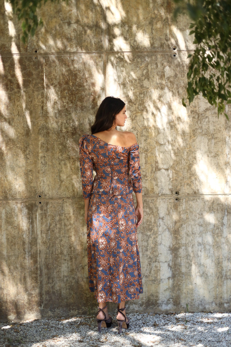 Vestido Brigitte Azul