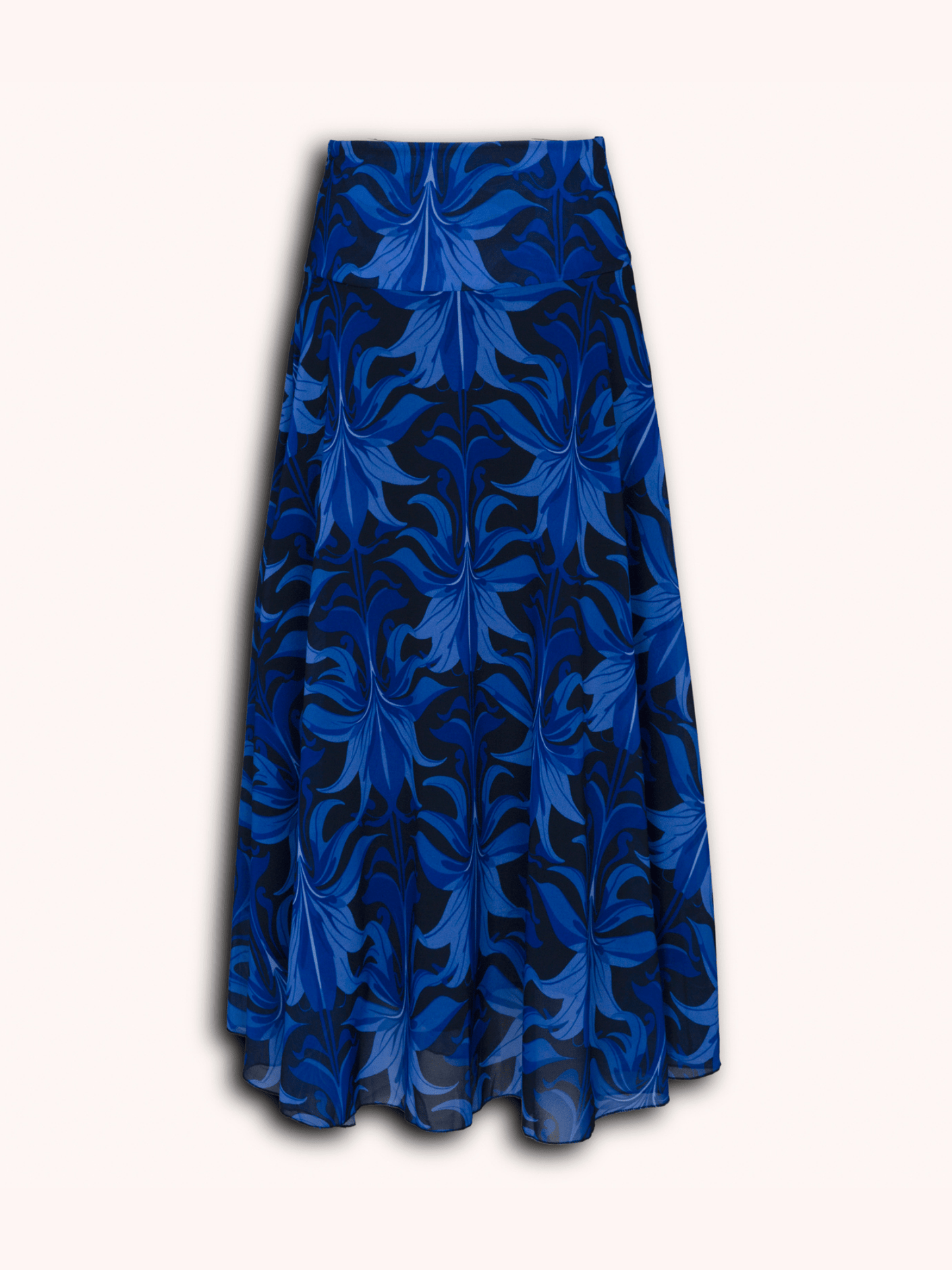 FALDA ESTAMPADA AZUL JOHANNA