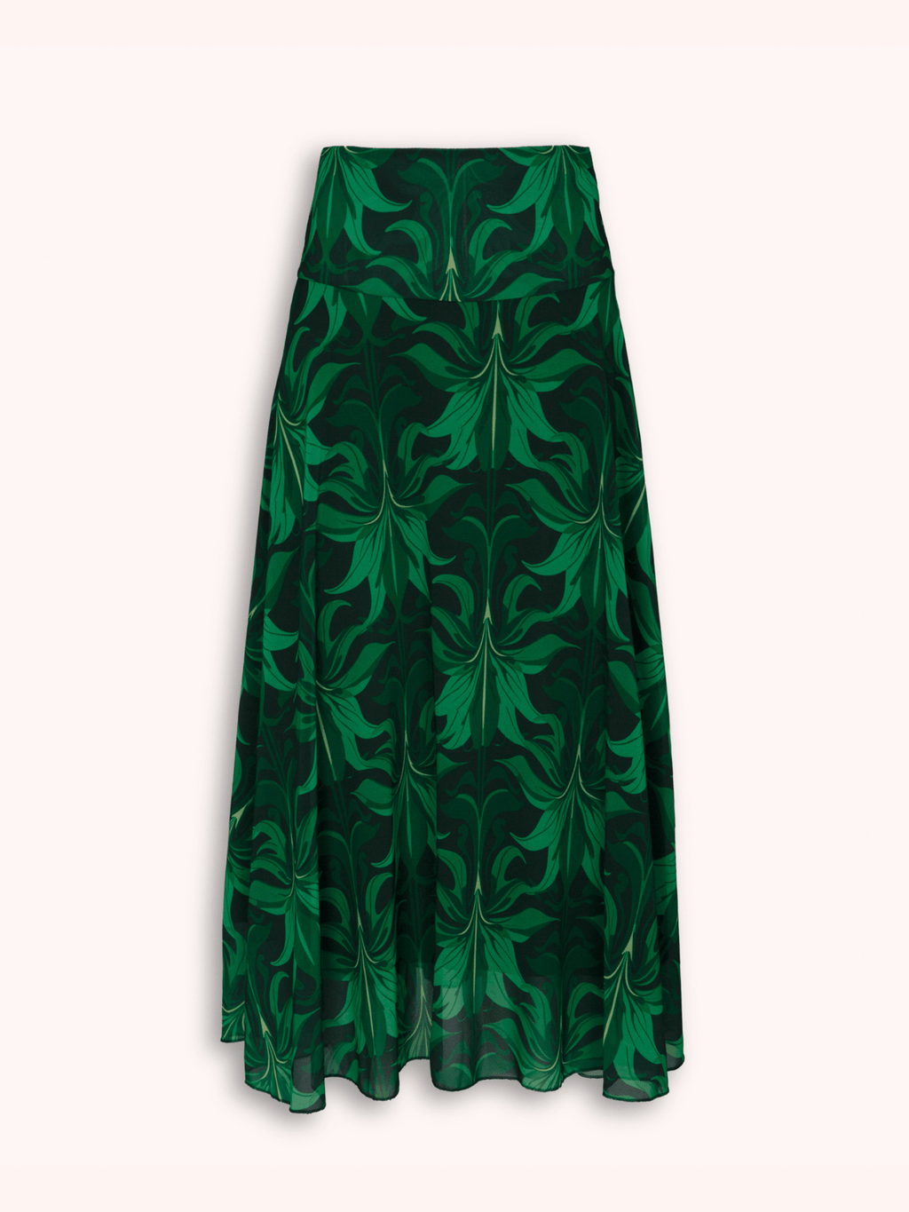 FALDA ESTAMPADA VERDE JOHANNA