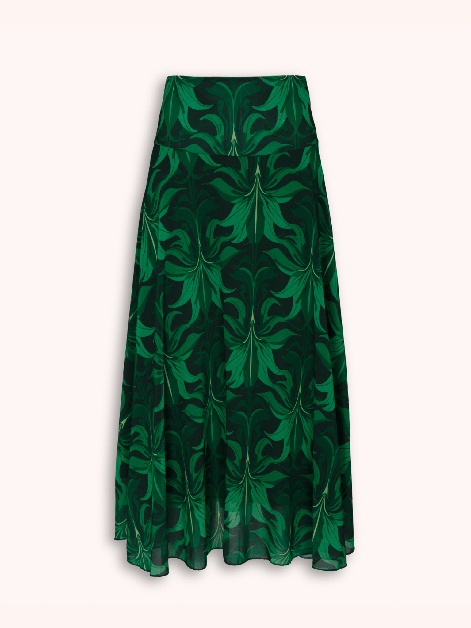 FALDA ESTAMPADA VERDE JOHANNA