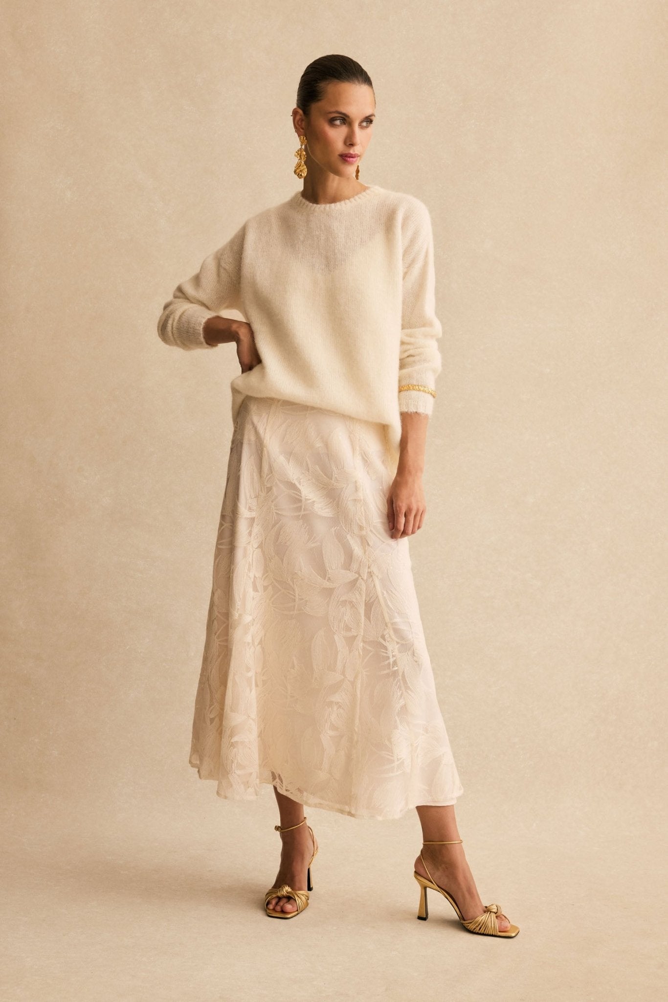 Falda FRIDA Blanco Hielo