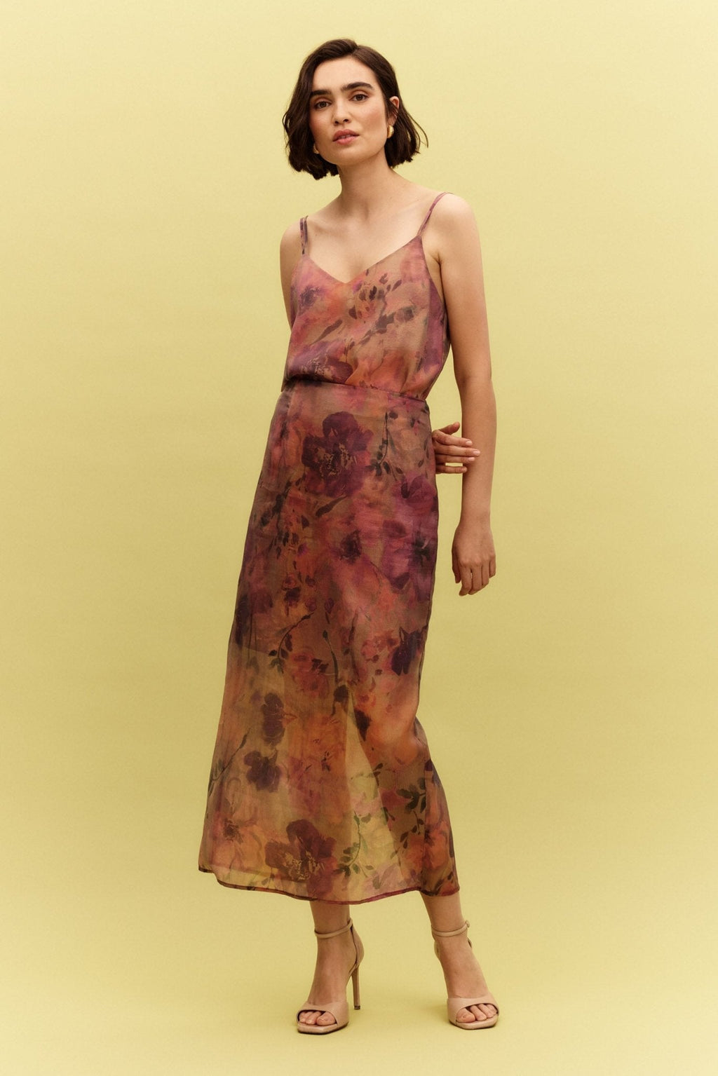 Falda IRATI Estampado Nude