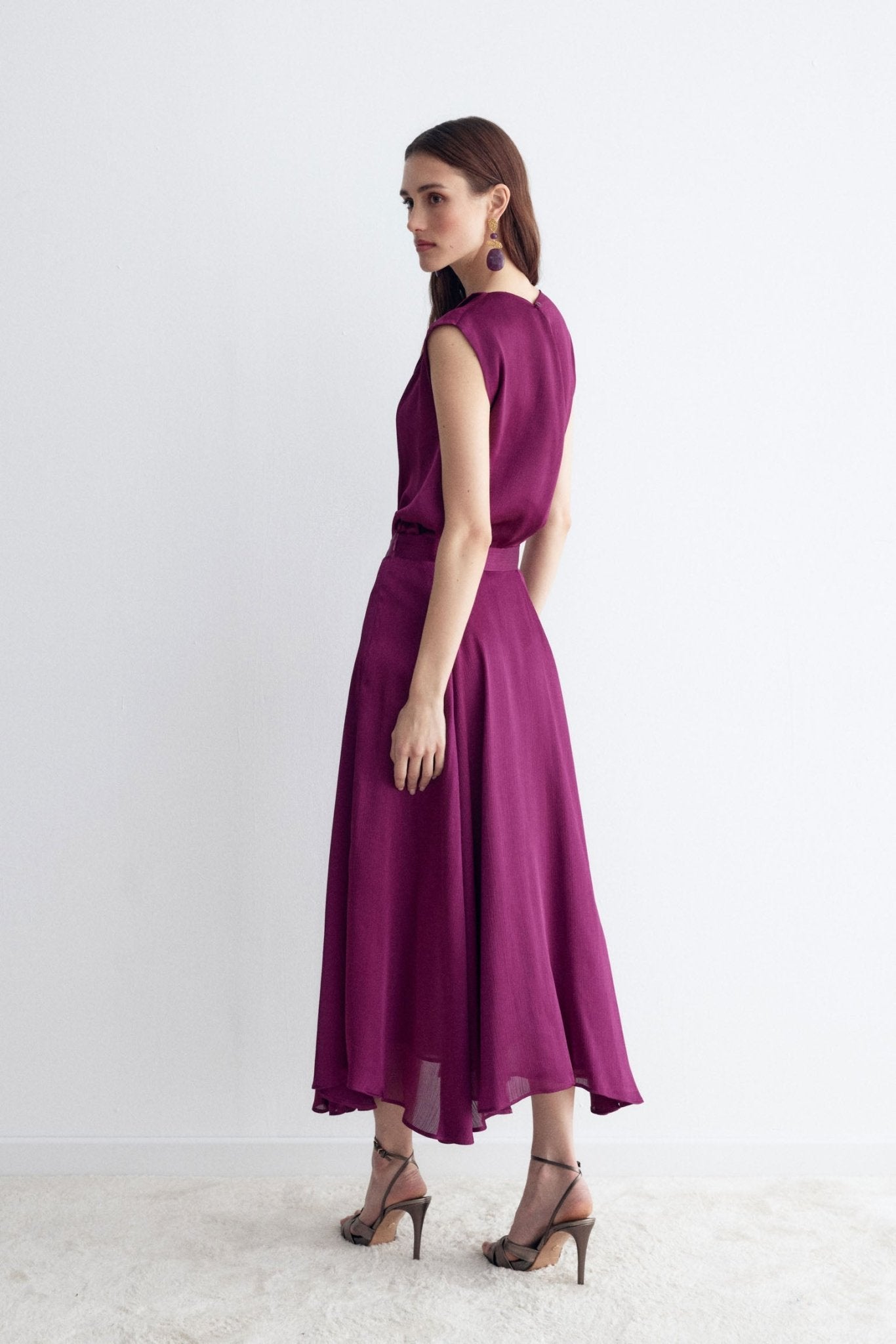 Falda KELLY Grape