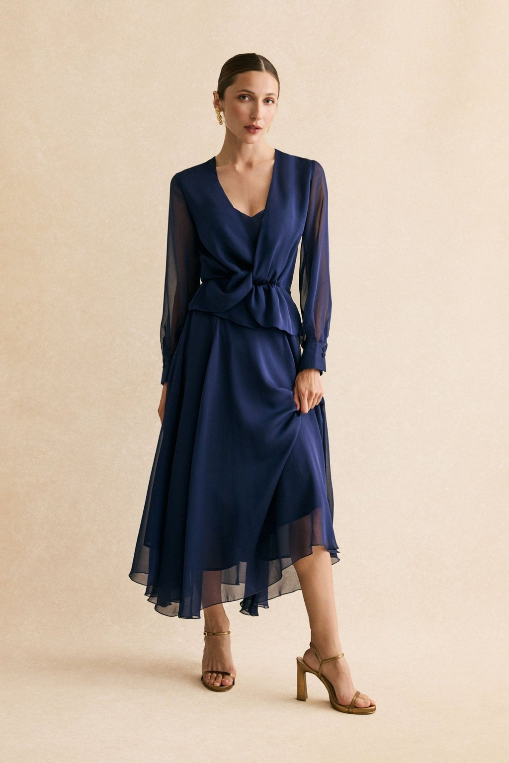 Falda MALISA Azul Cantábrico