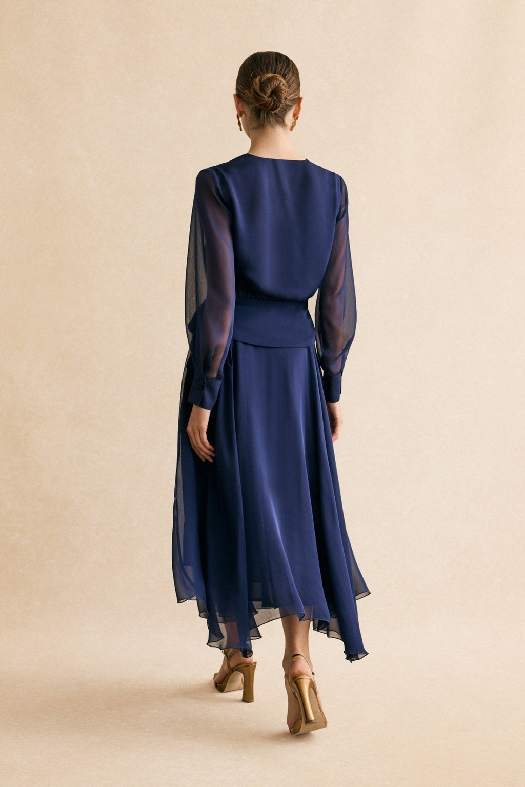 Falda MALISA Azul Cantábrico