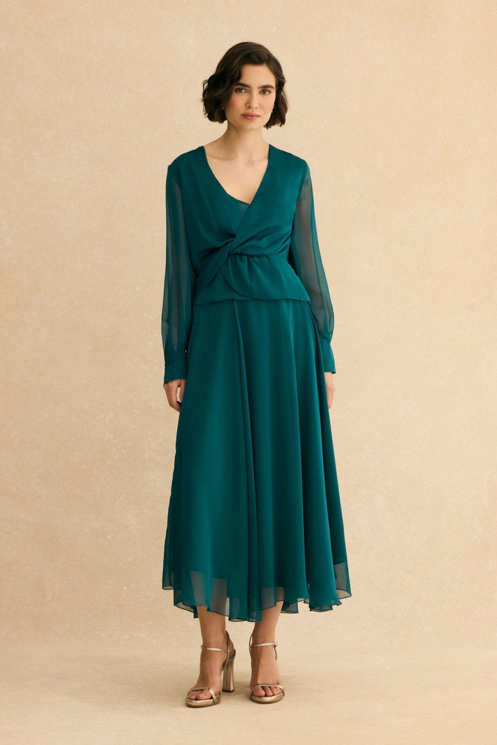 Falda MALISA Verde Hiedra