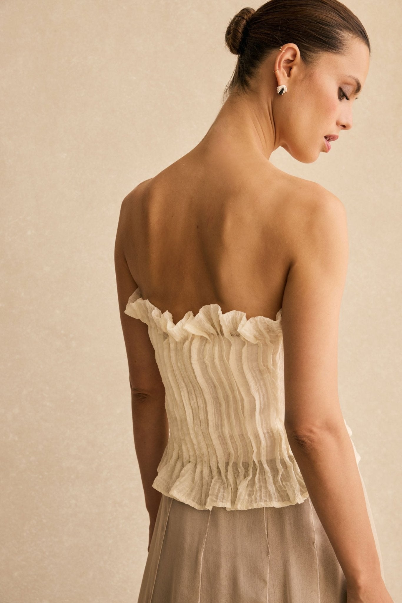 Falda MOONSTONE Champagne