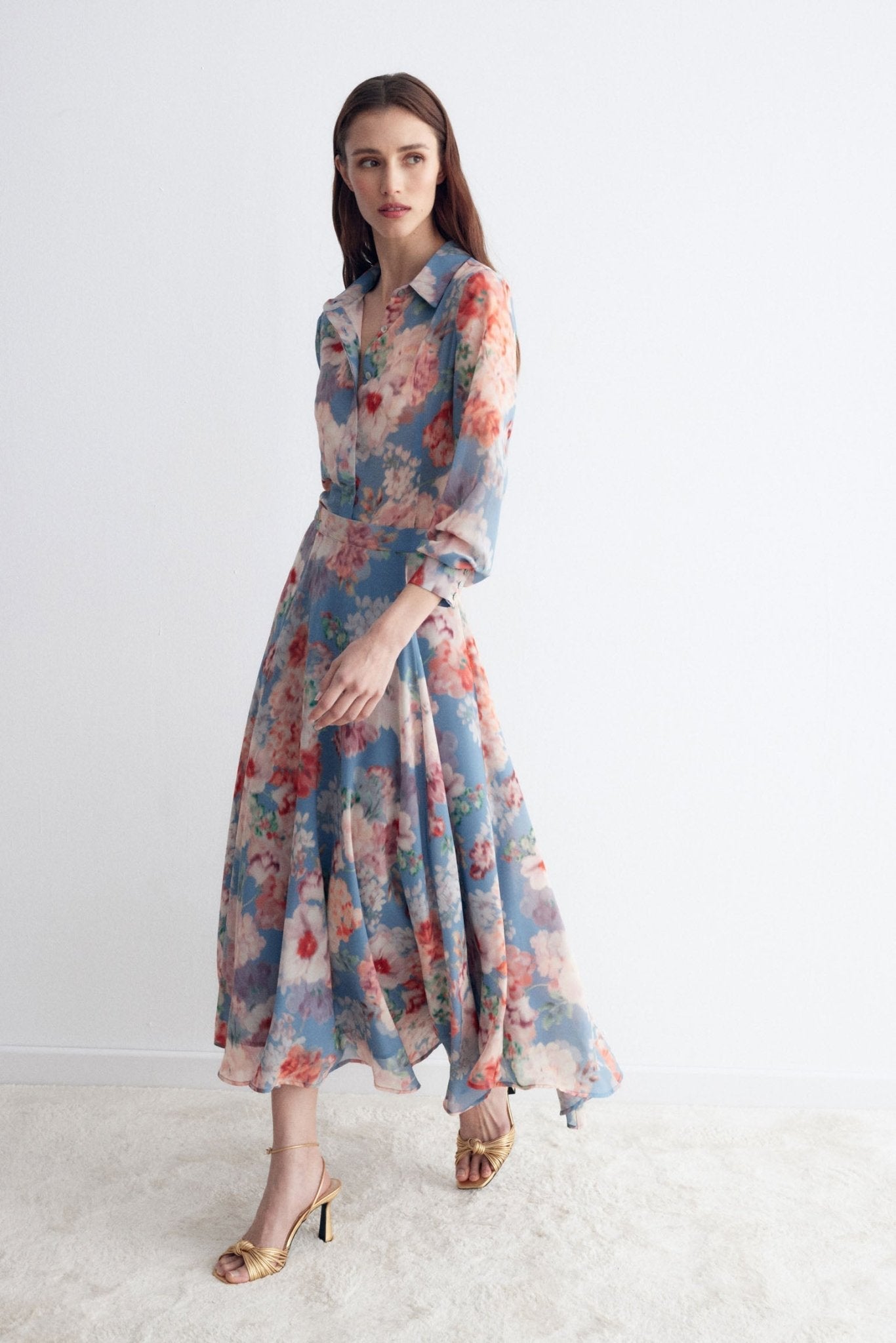 Falda WAVE Print sky