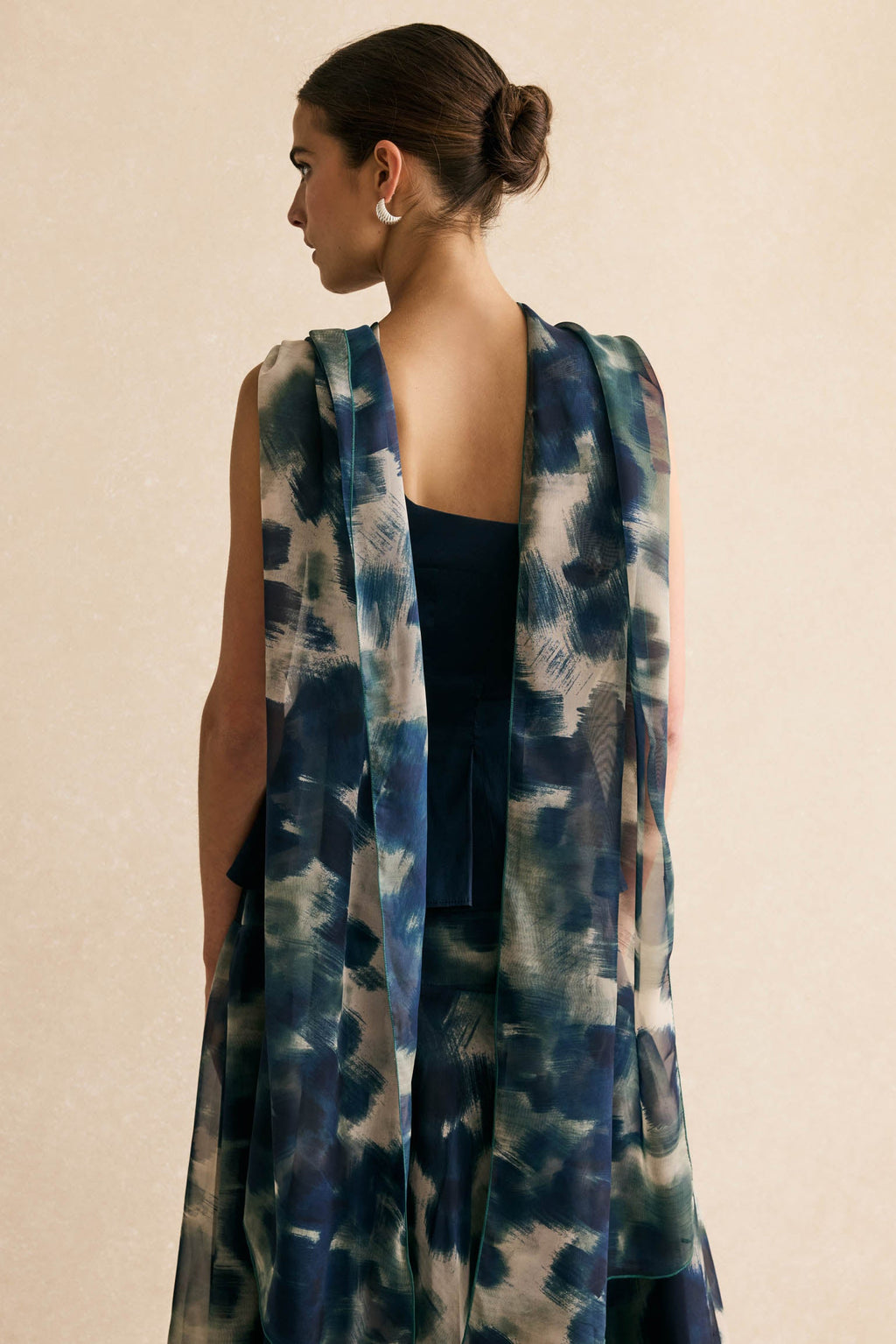 Fular NATI Estampado Azul