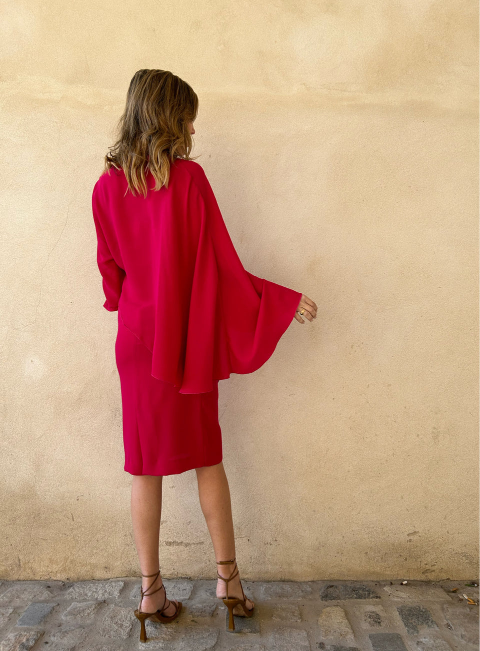 VESTIDO MIKONOS FUCSIA