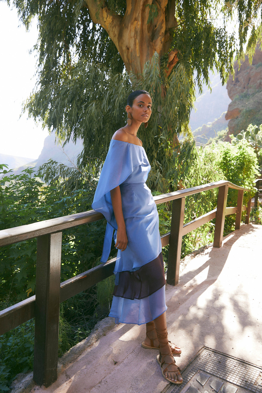 FALDA CHANTAL AZUL