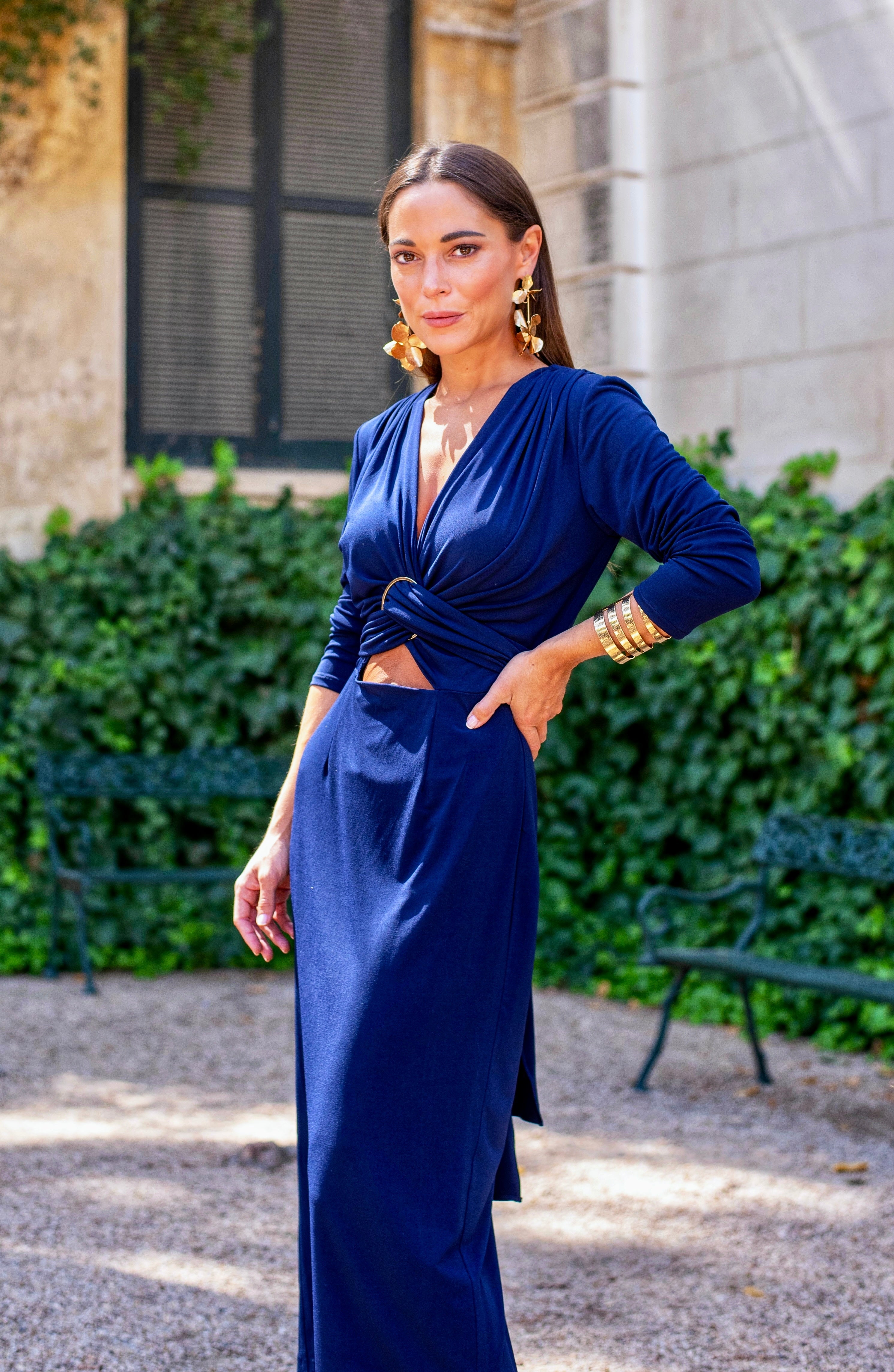 Vestido Lady Cigüeña marino