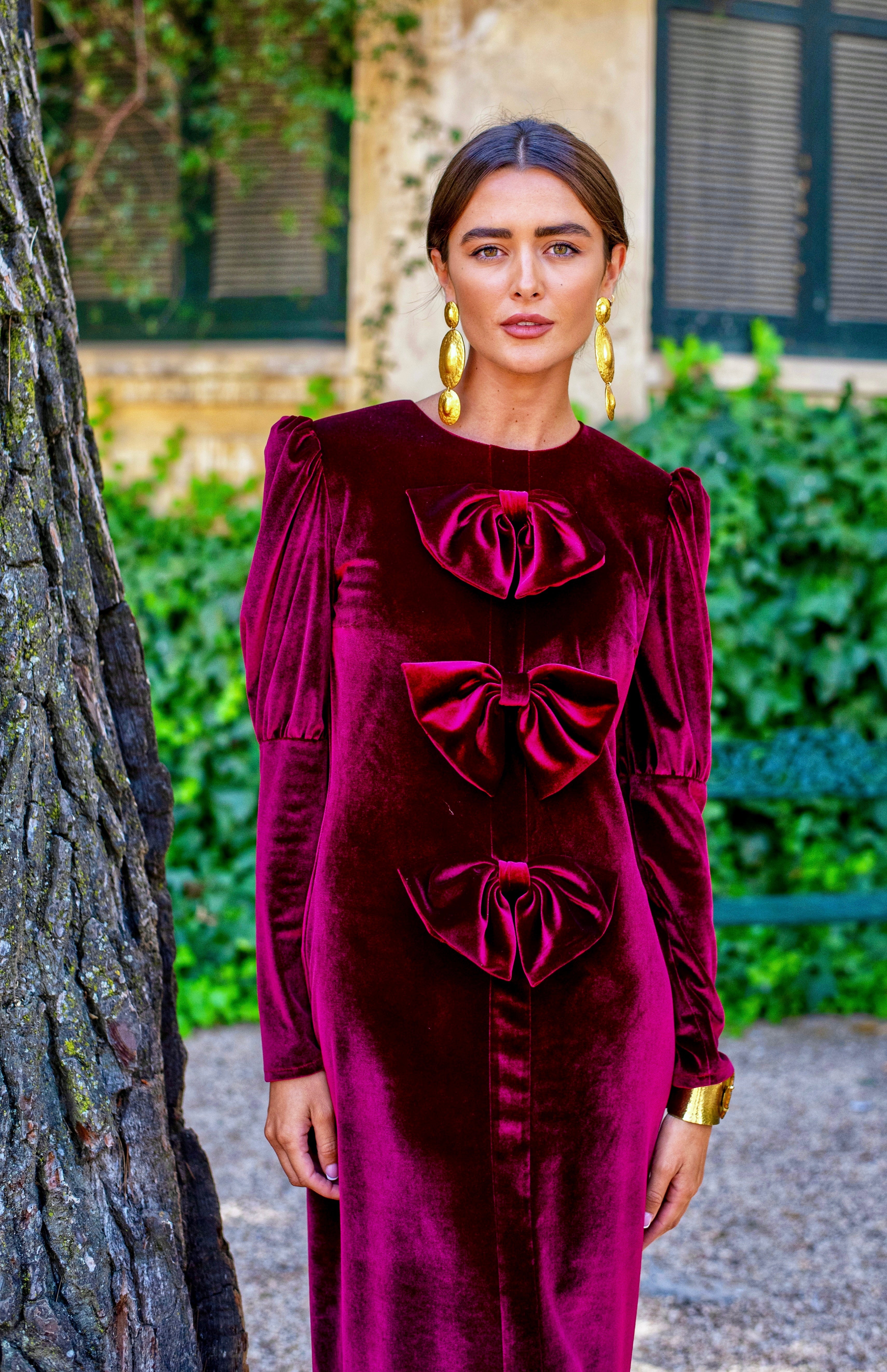 Vestido Bucarest granate