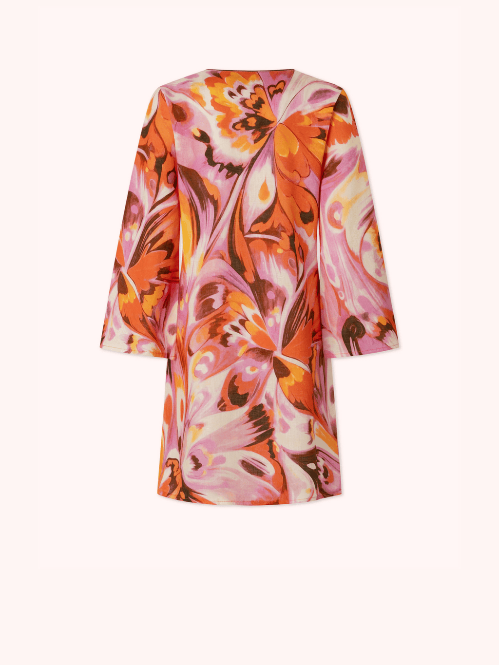 KAFTÁN CORTO ROSA MUSTIQUE