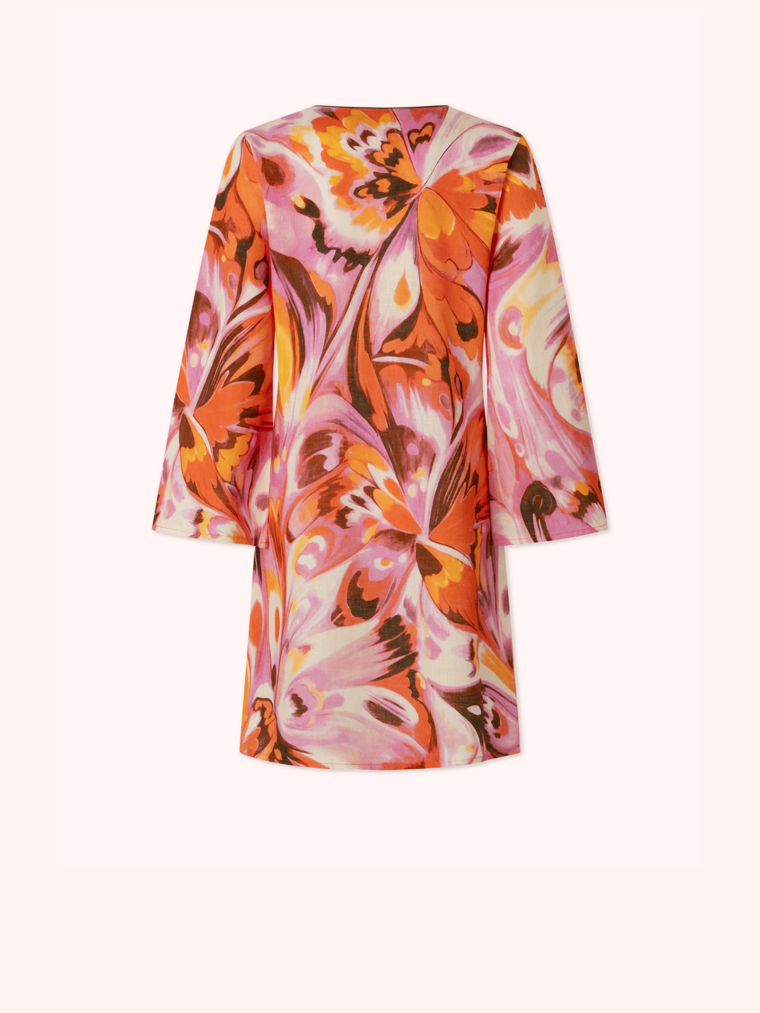 KAFTÁN CORTO ROSA MUSTIQUE