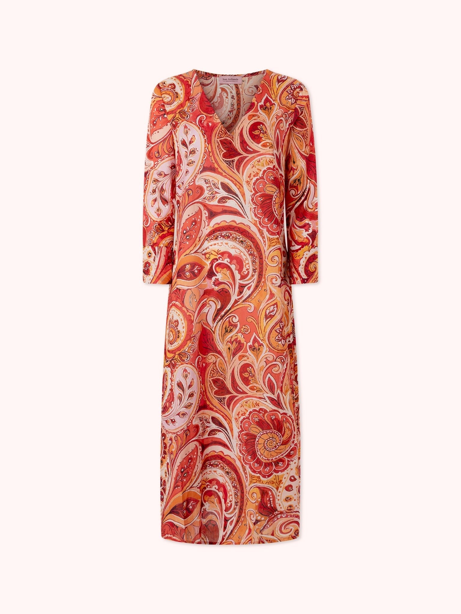 KAFTÁN ESTAMPADO CORAL MILOS