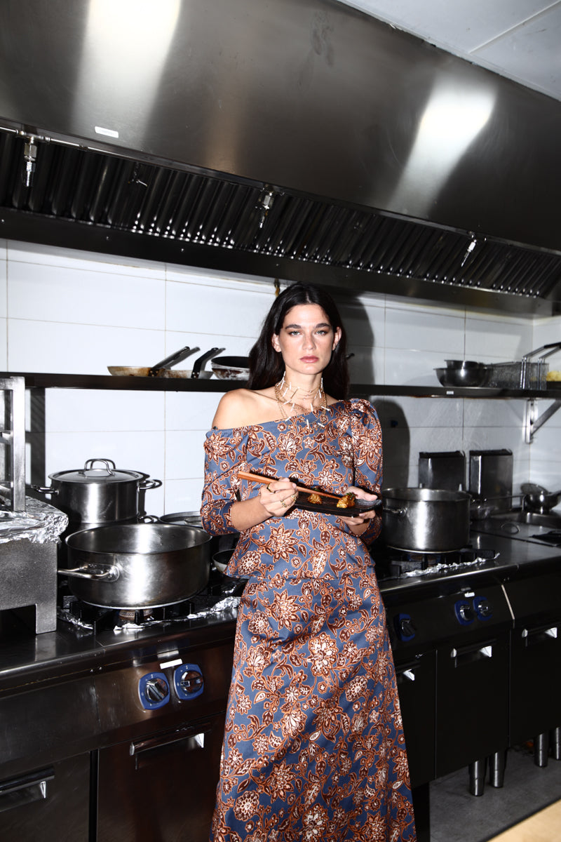 Vestido Brigitte Azul