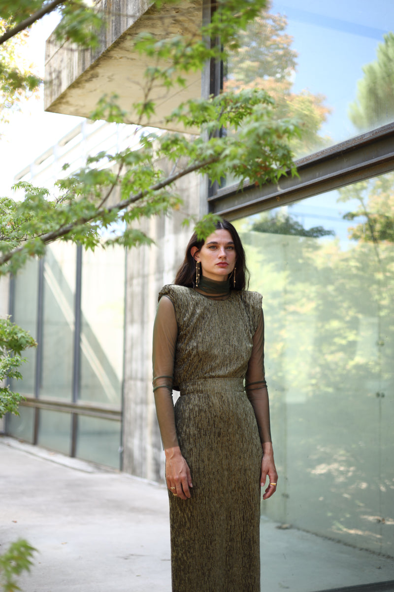 Falda Cabernet Verde