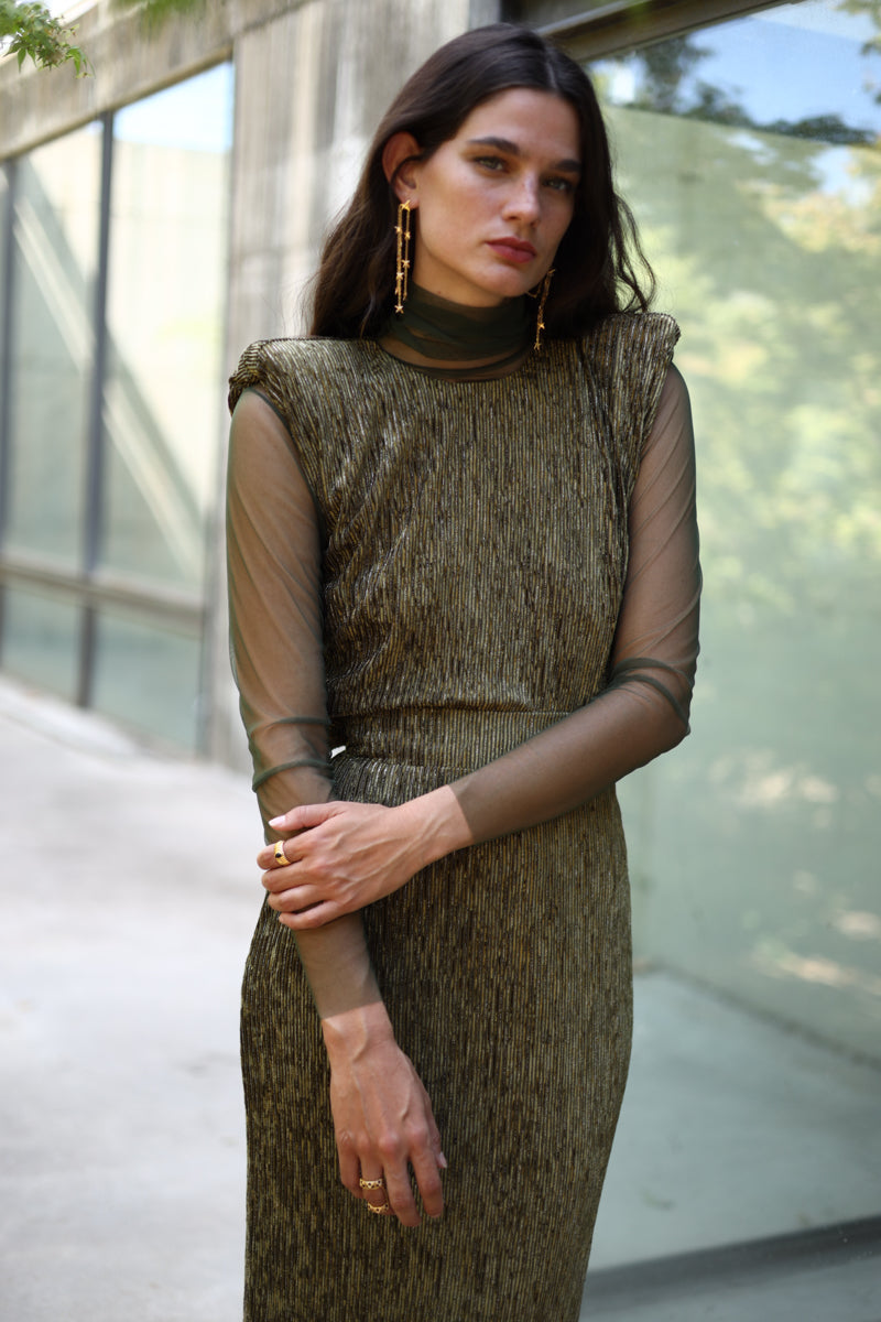 Falda Cabernet Verde