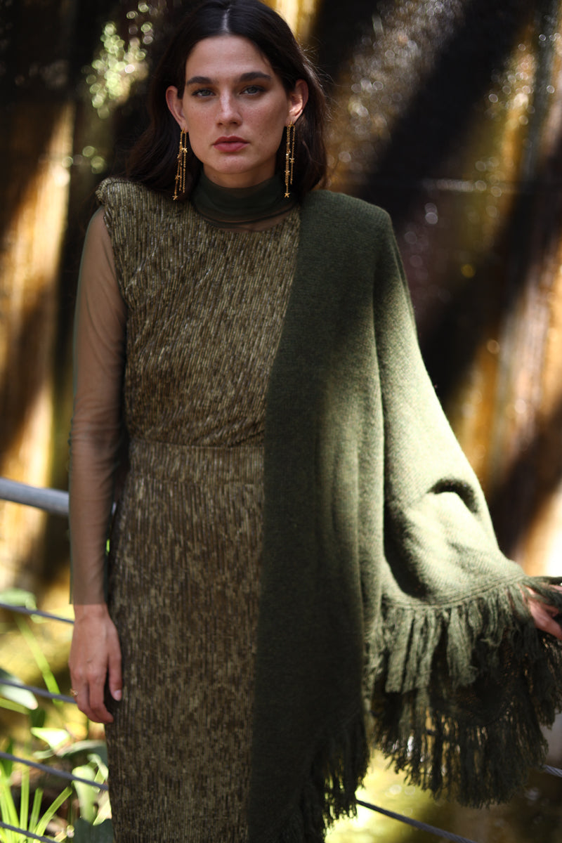 Falda Cabernet Verde