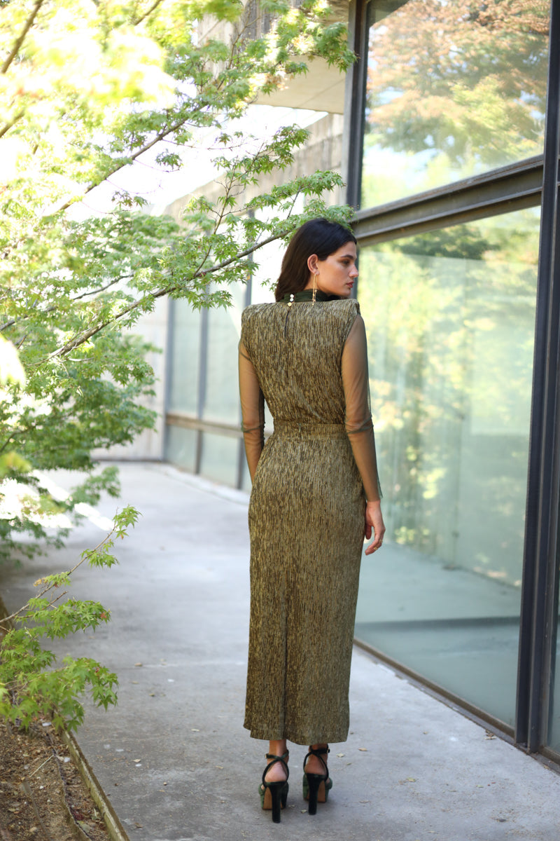 Falda Cabernet Verde