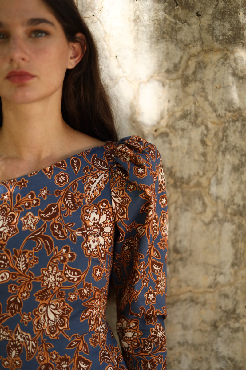 Vestido Brigitte Azul