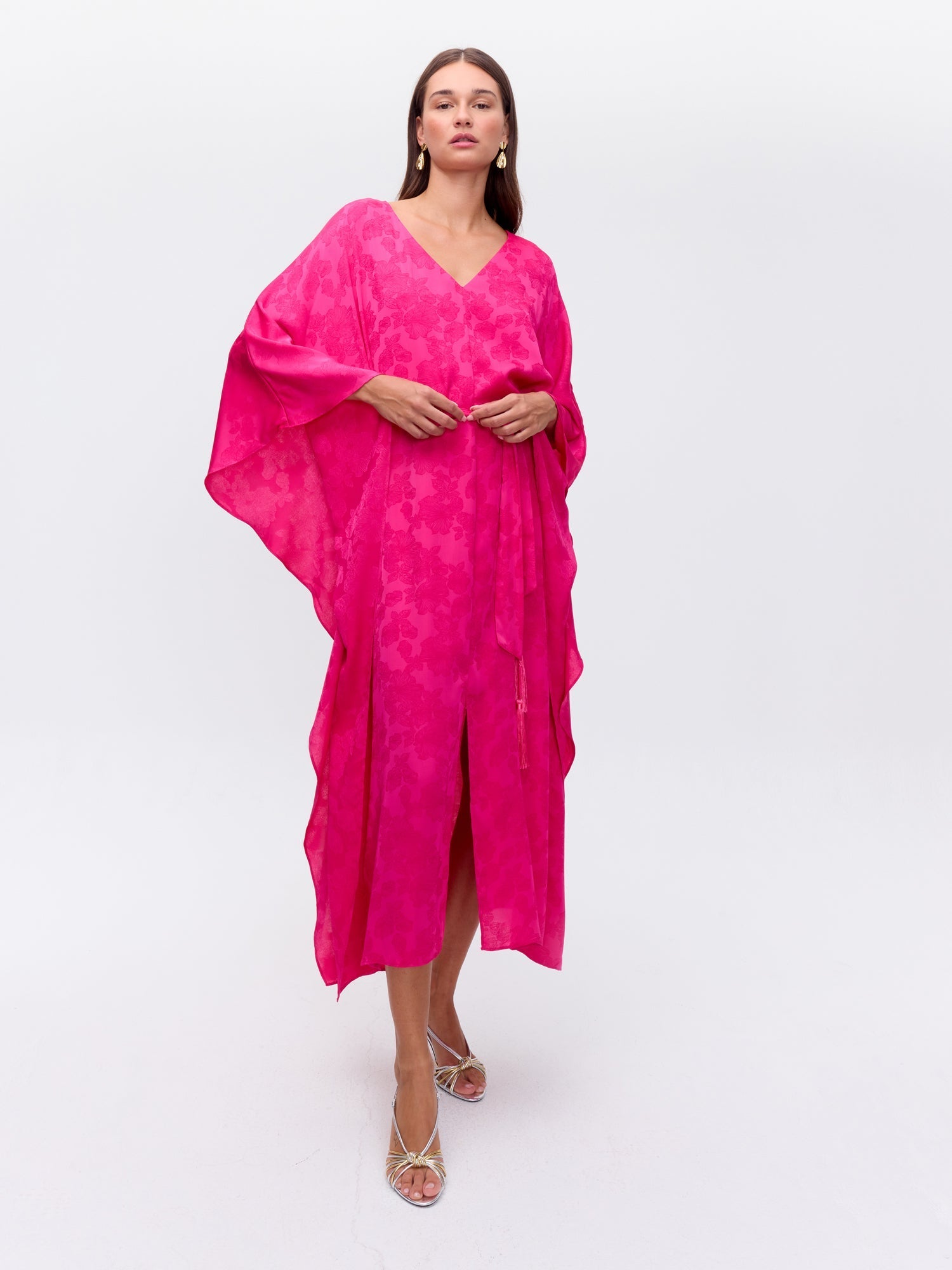 OASIS PINK - Vestido kaftán JCQRD rosa