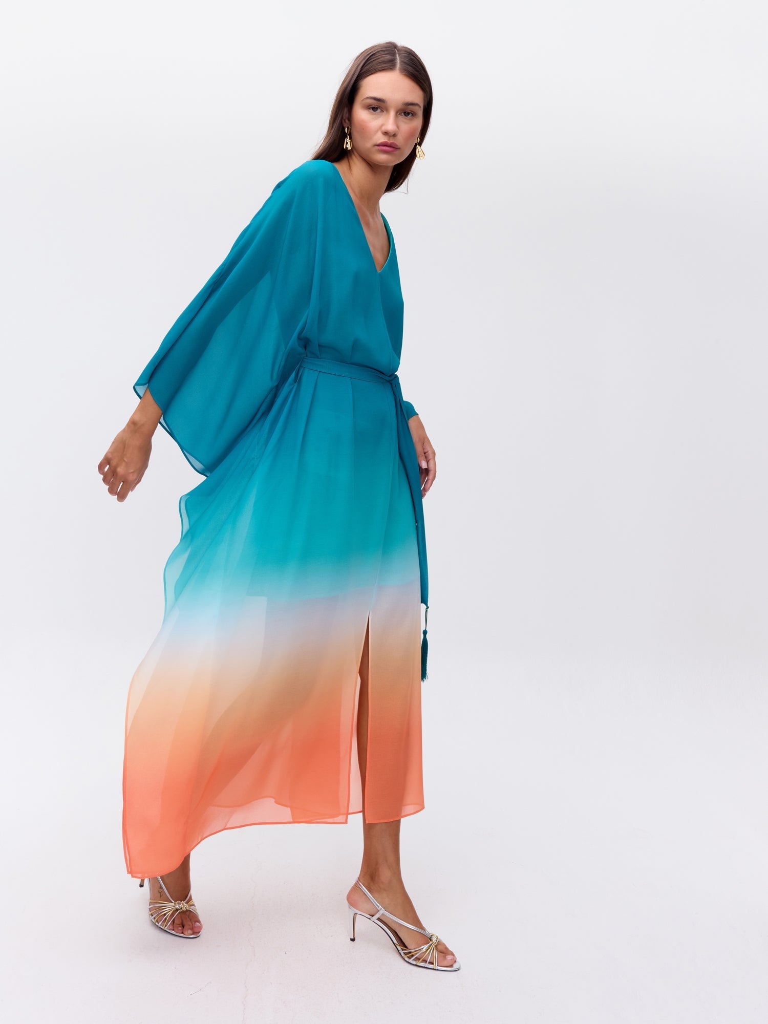 OASIS TIEDYE - Vestido Kaftán tiedye