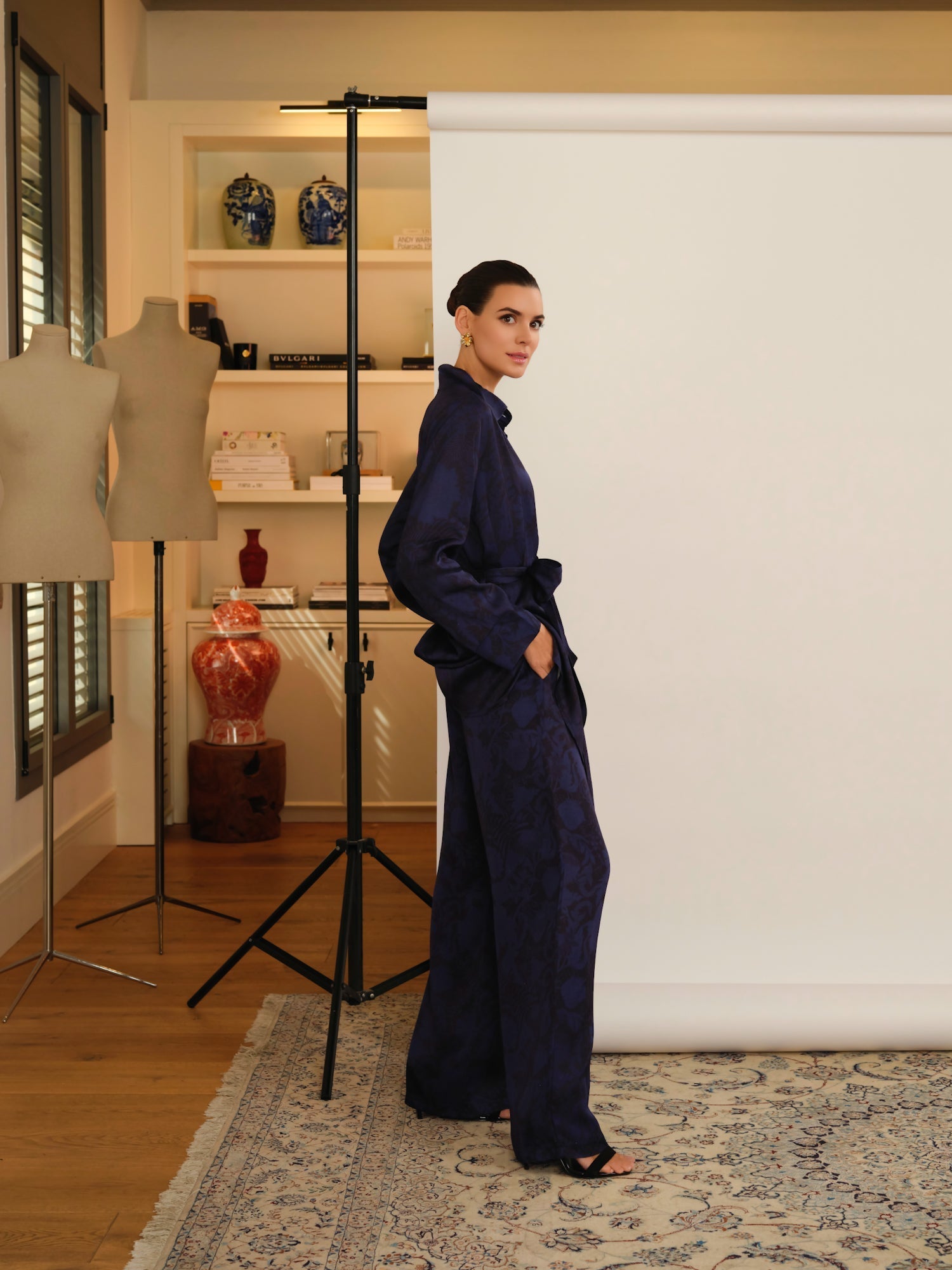 PANTALÓN ESTAMPADO AZUL KAI