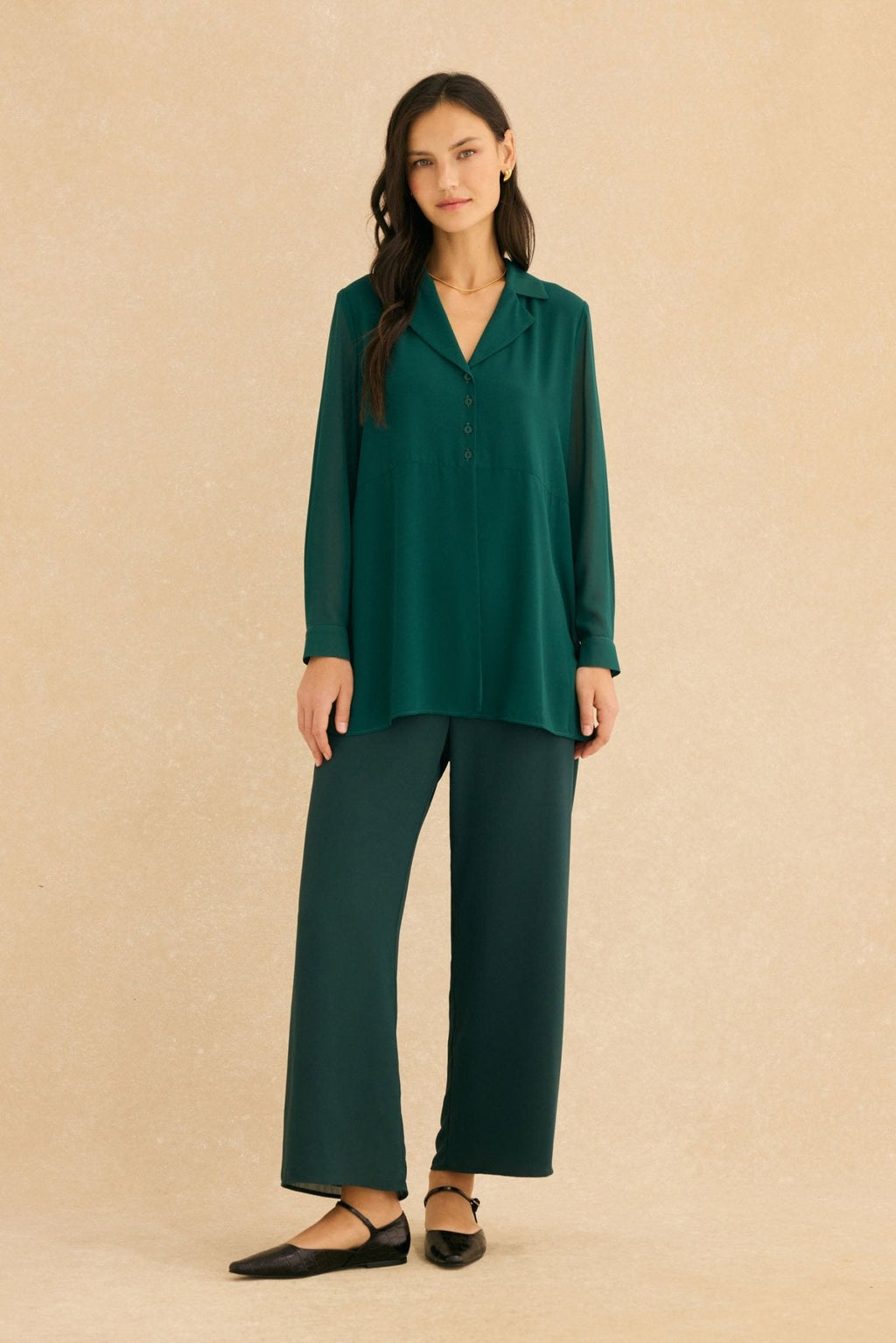 Pantalón LEVANTE Verde Hiedra