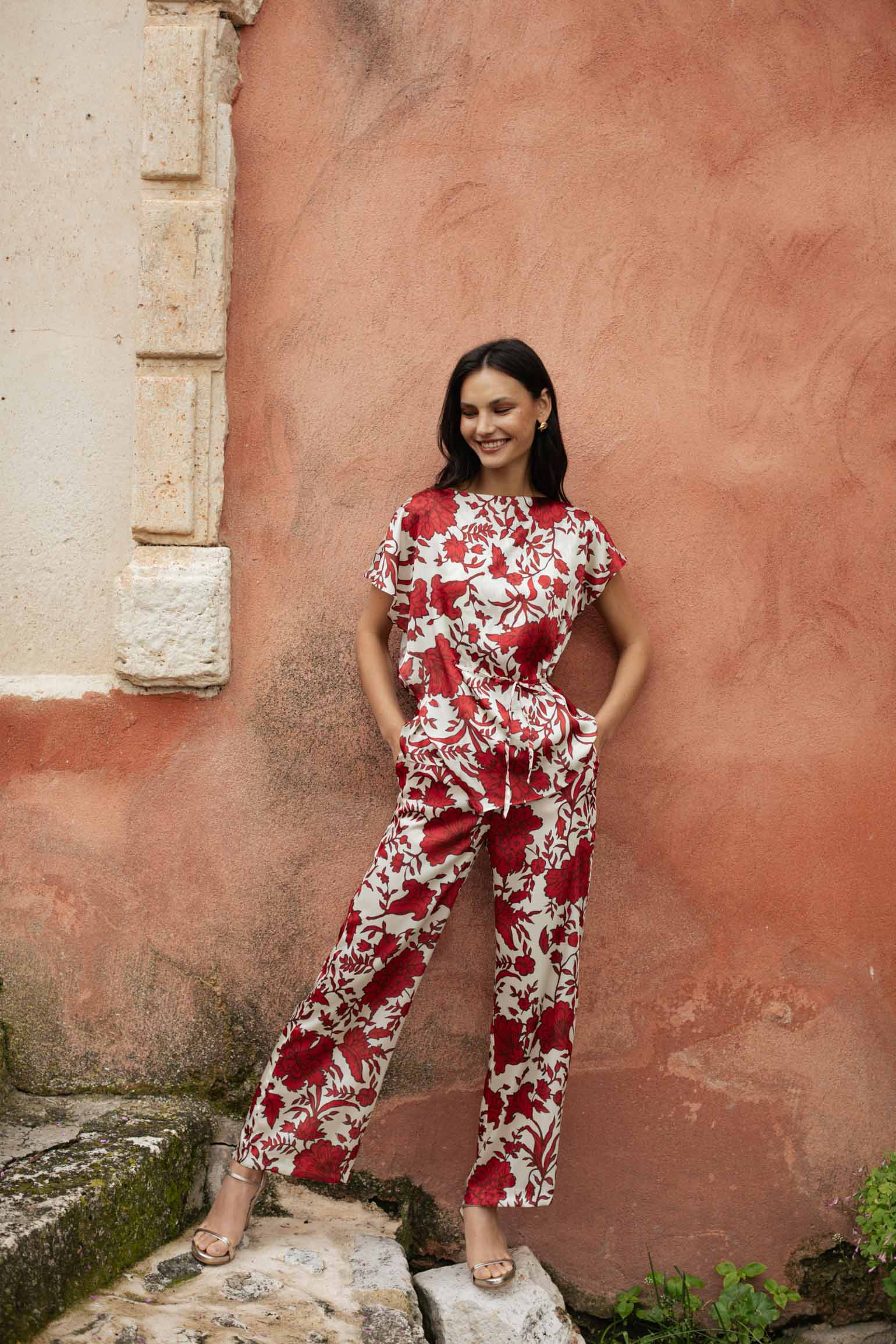 Pantalón MANAOS Print Red