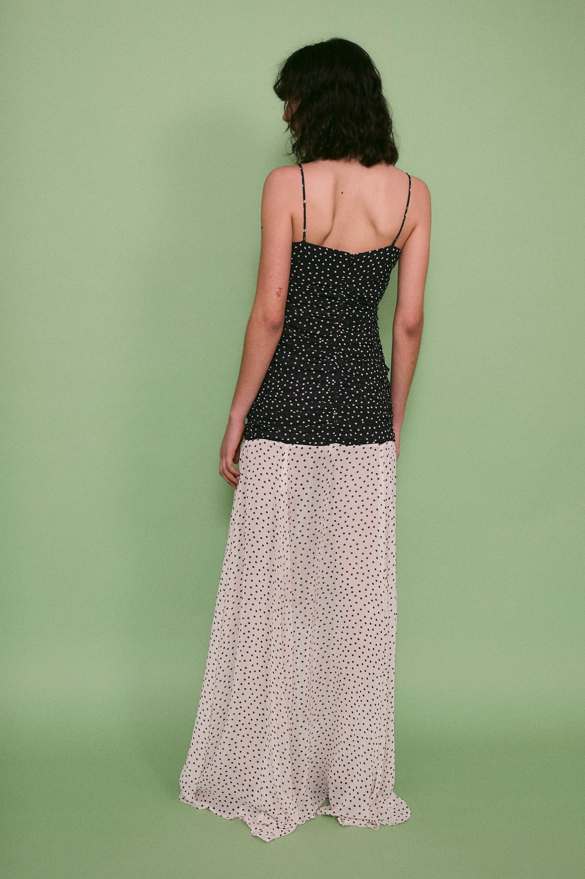 VESTIDO JANA POLKA NEGRO