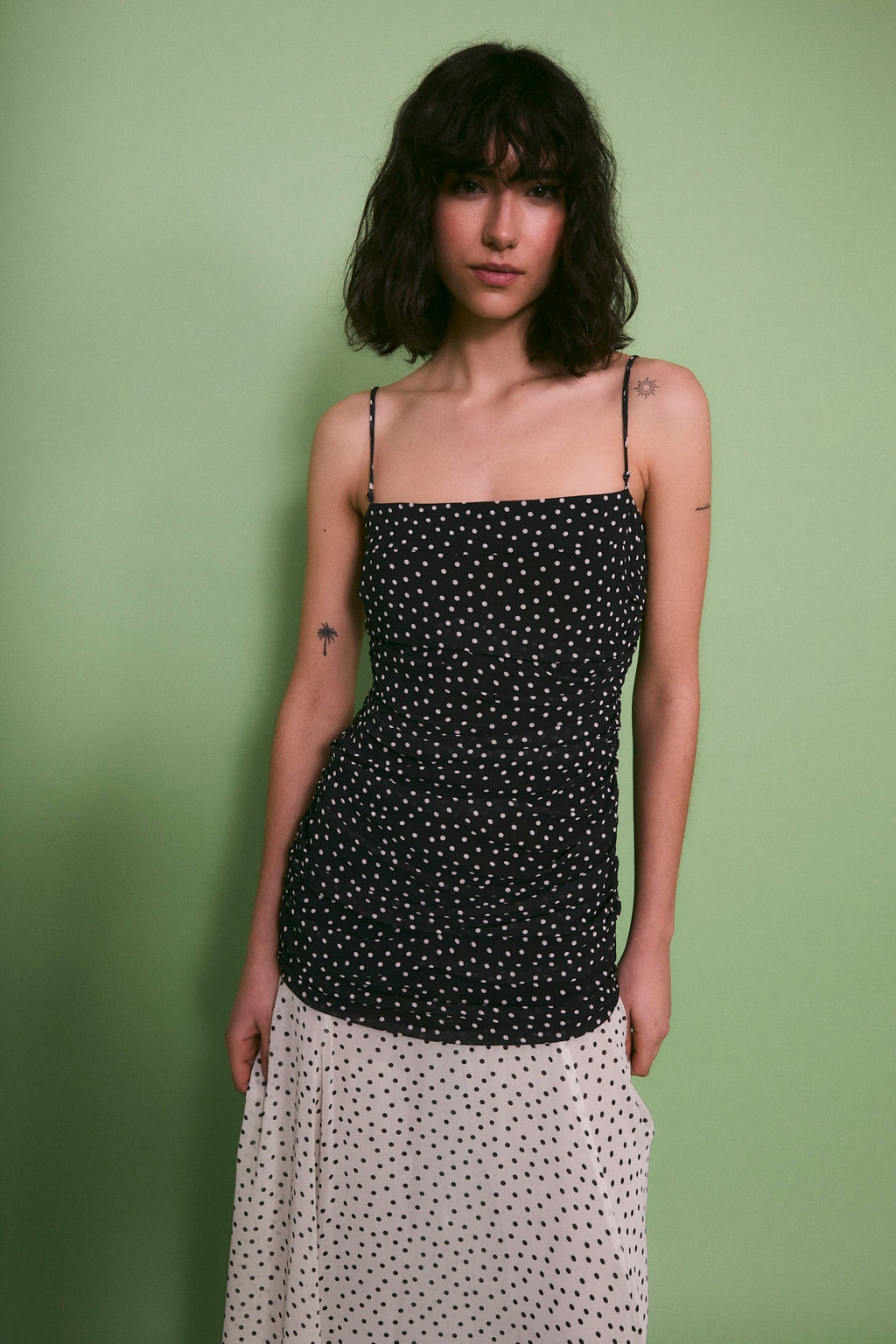 VESTIDO JANA POLKA NEGRO