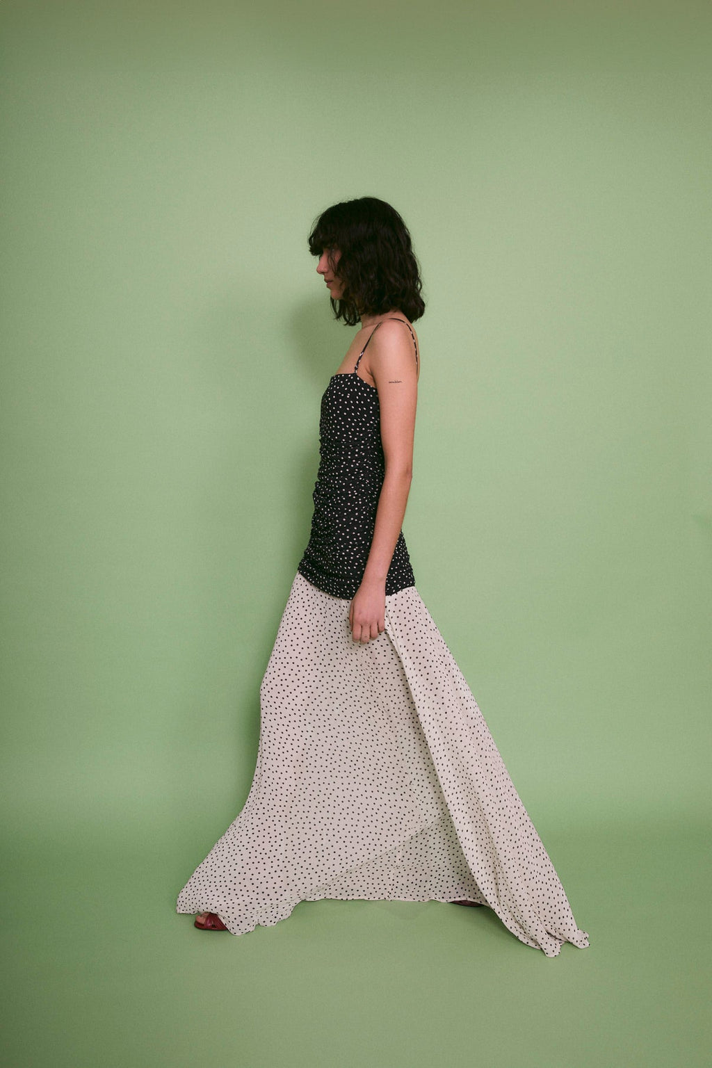 VESTIDO JANA POLKA NEGRO