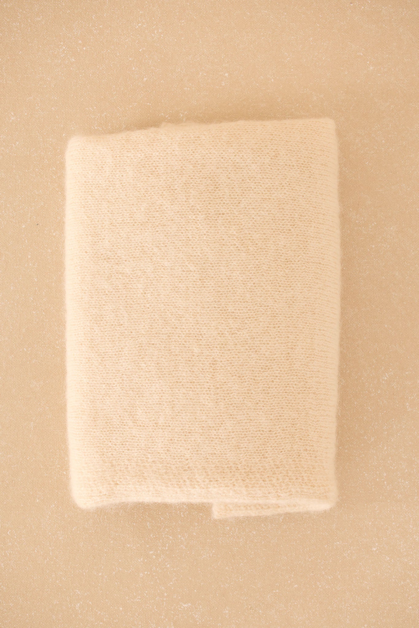 Poncho MOHAIR Blanco