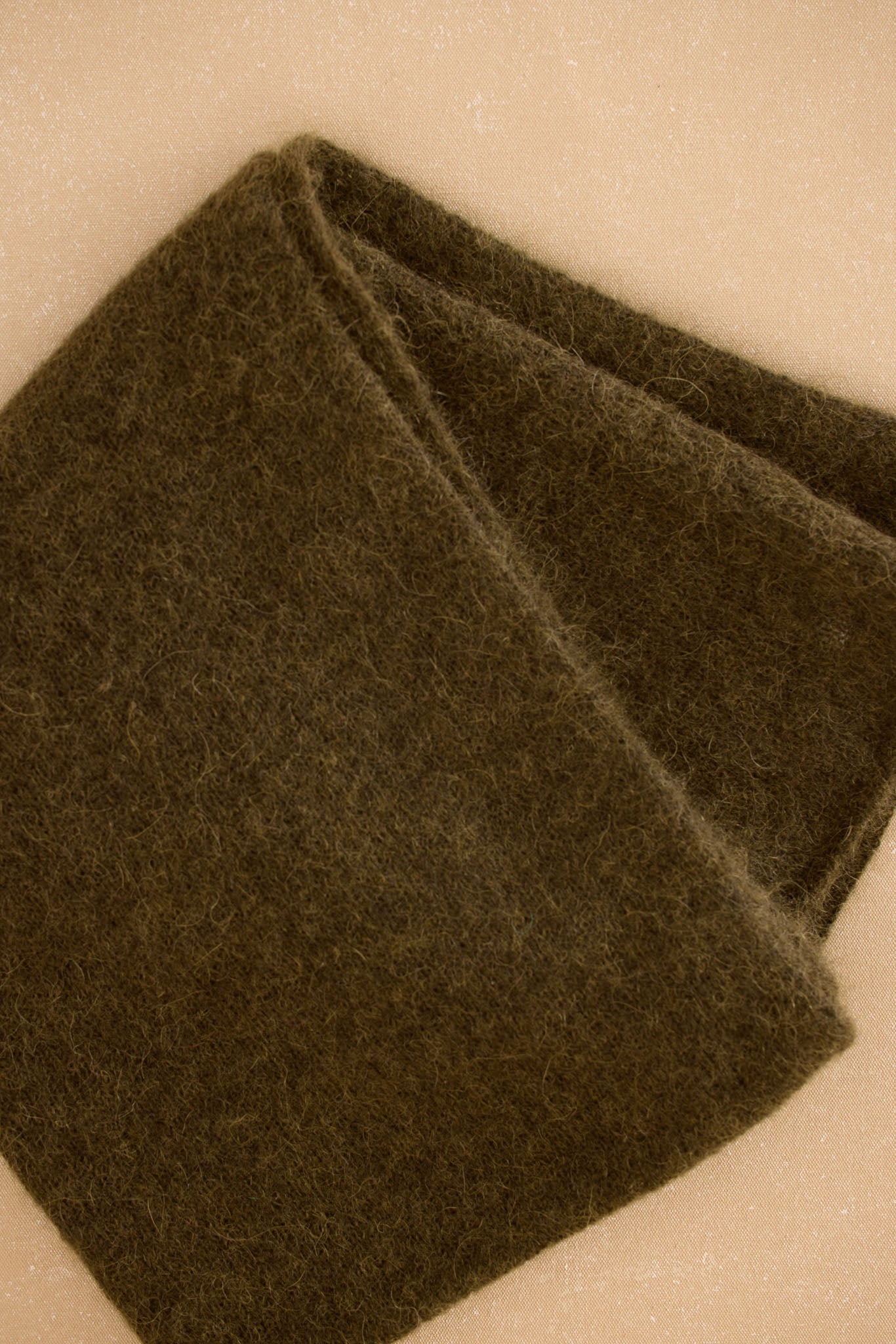 Poncho MOHAIR Khaki