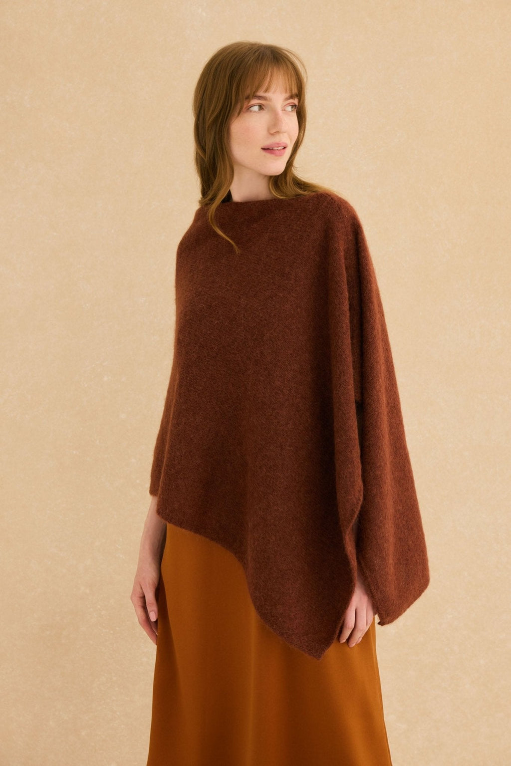 Poncho MOHAIR Teja