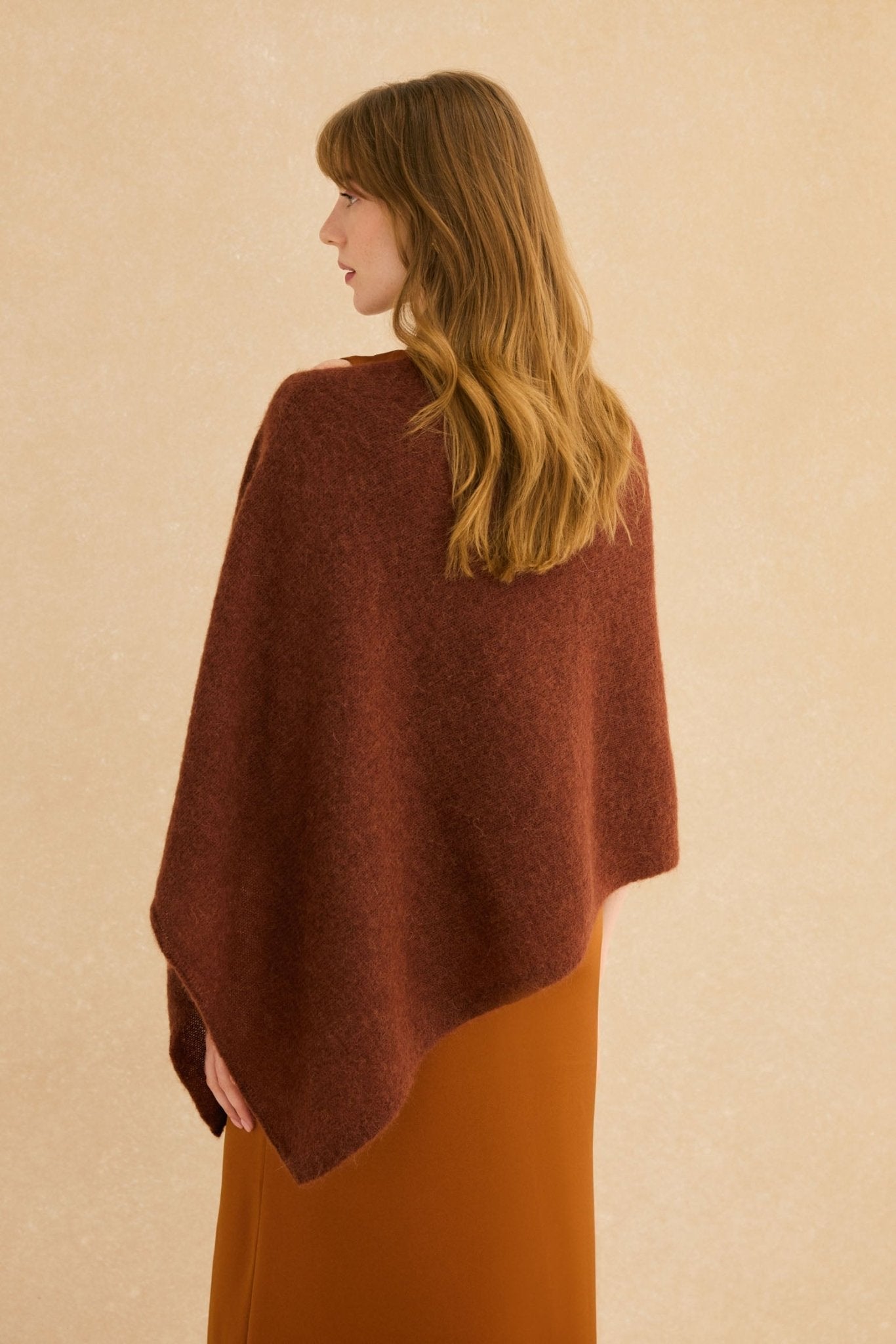 Poncho MOHAIR Teja