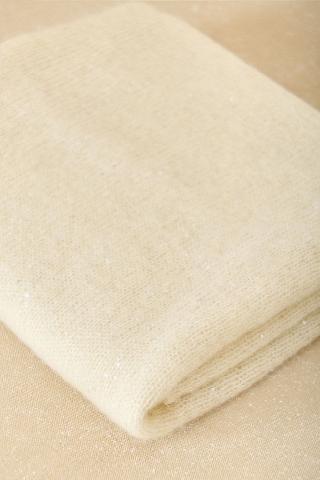 Poncho COLETTE MOHAIR Blanco