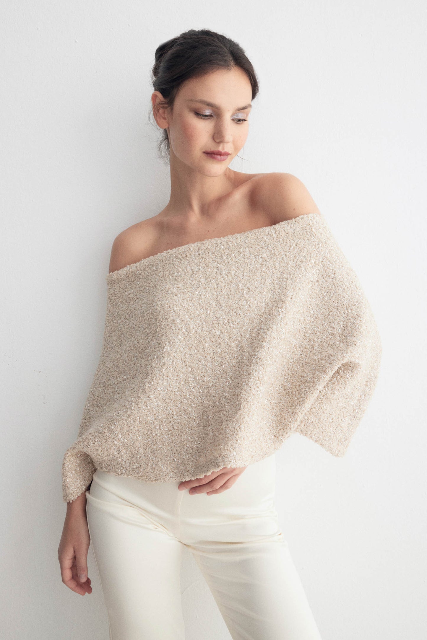 PONCHO MONROE BEIGE