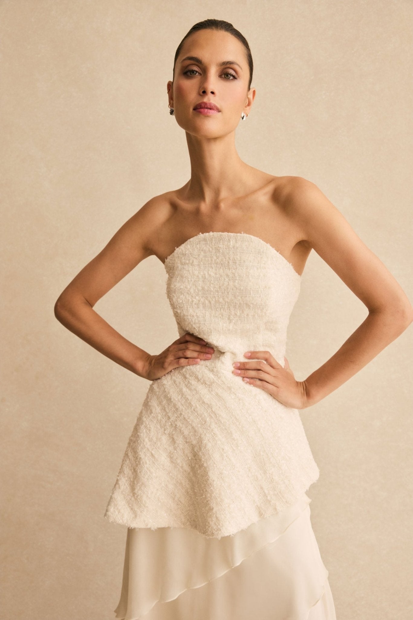 Top SIMONE Blanco Hielo