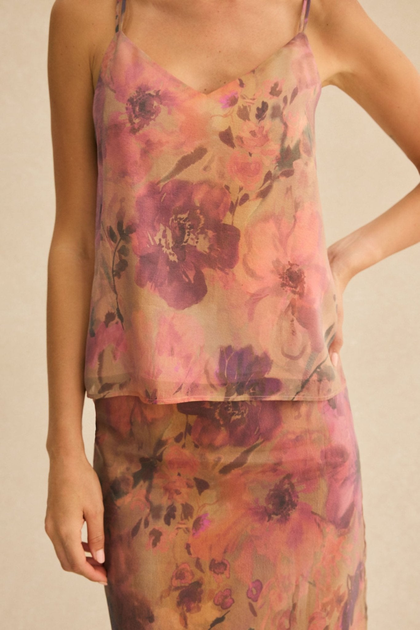 Top SOPHIE Estampado Nude