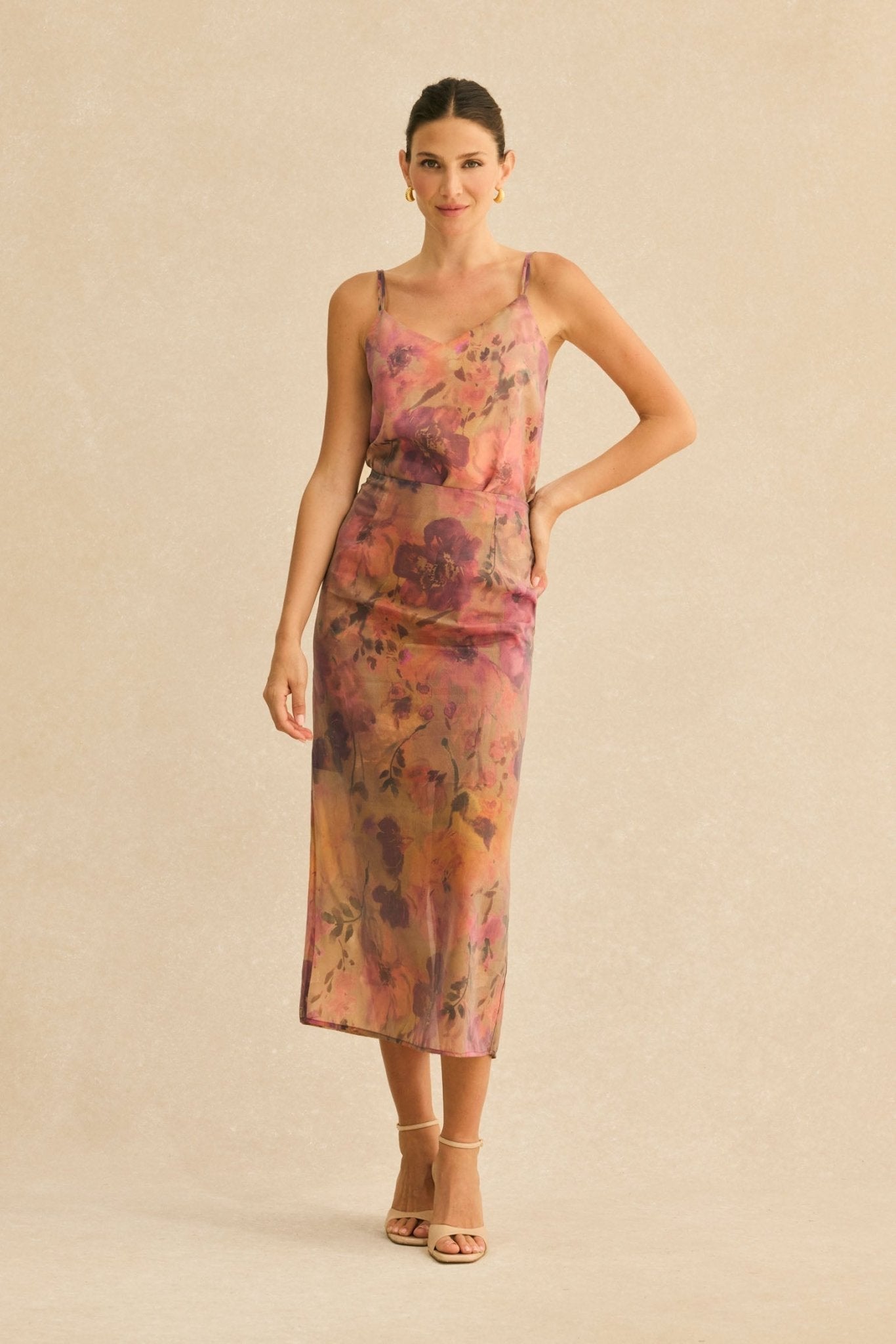 Top SOPHIE Estampado Nude